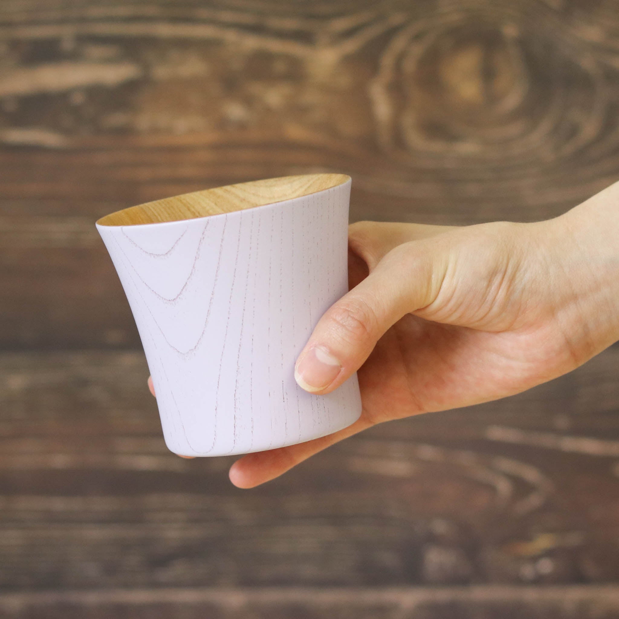 山中漆器 カップ | とりどりかっぷ | ラベンダー 小 | 山崎又一商店