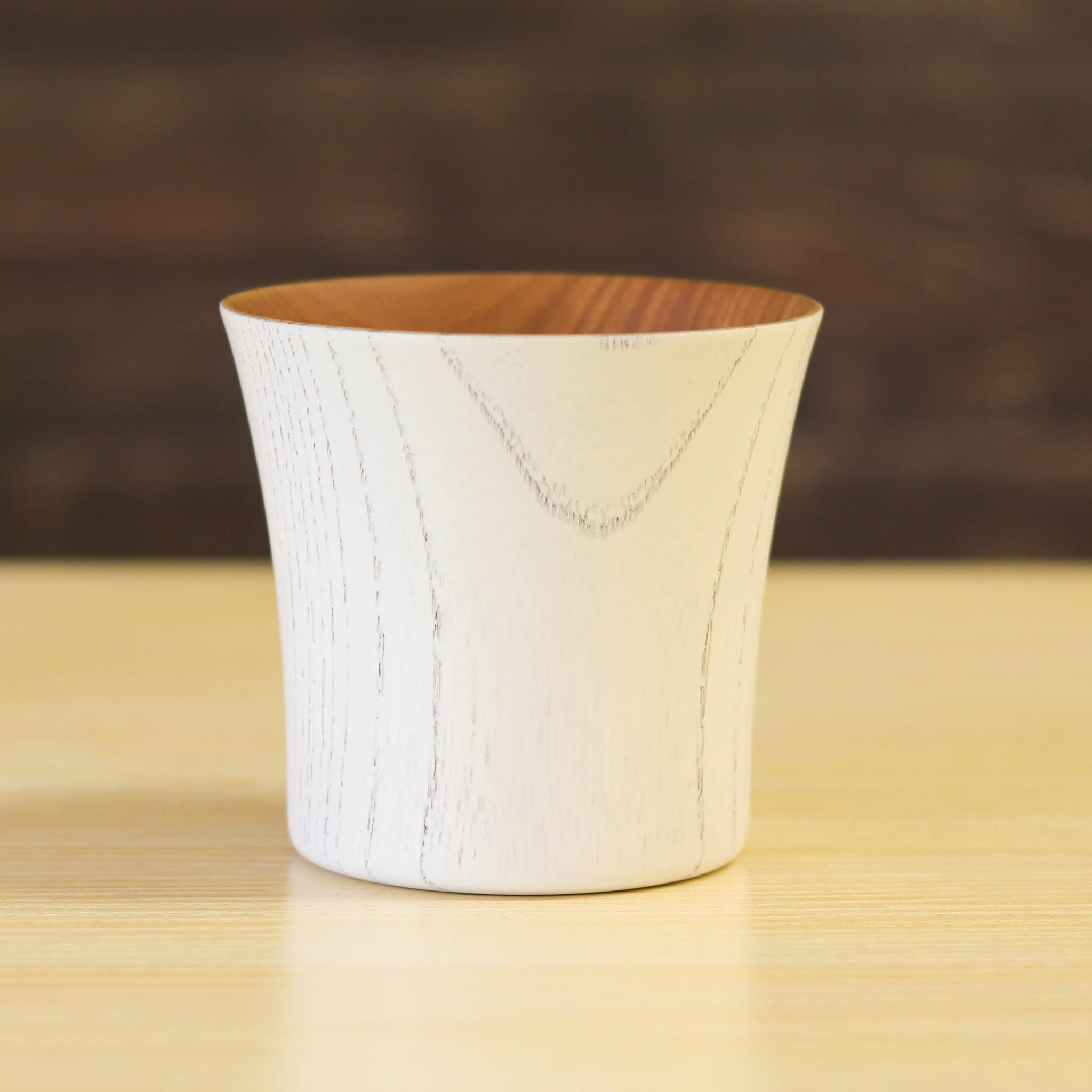 山中漆器 カップ | とりどりかっぷ | ホワイト 小 | 山崎又一商店