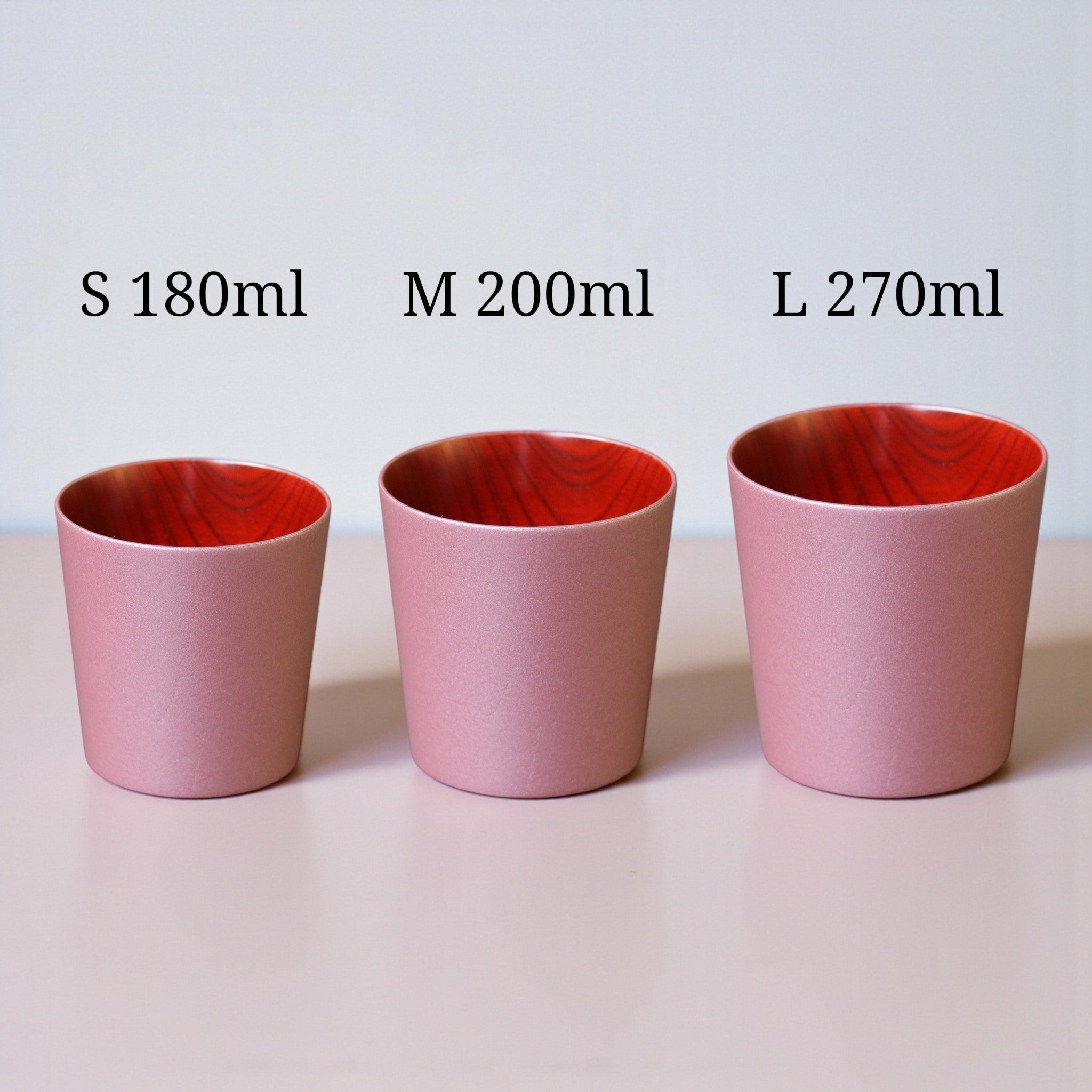 山中漆器 お椀 | うつろいカップ | シャンパンゴールド 拭漆 | 浅田漆器工芸