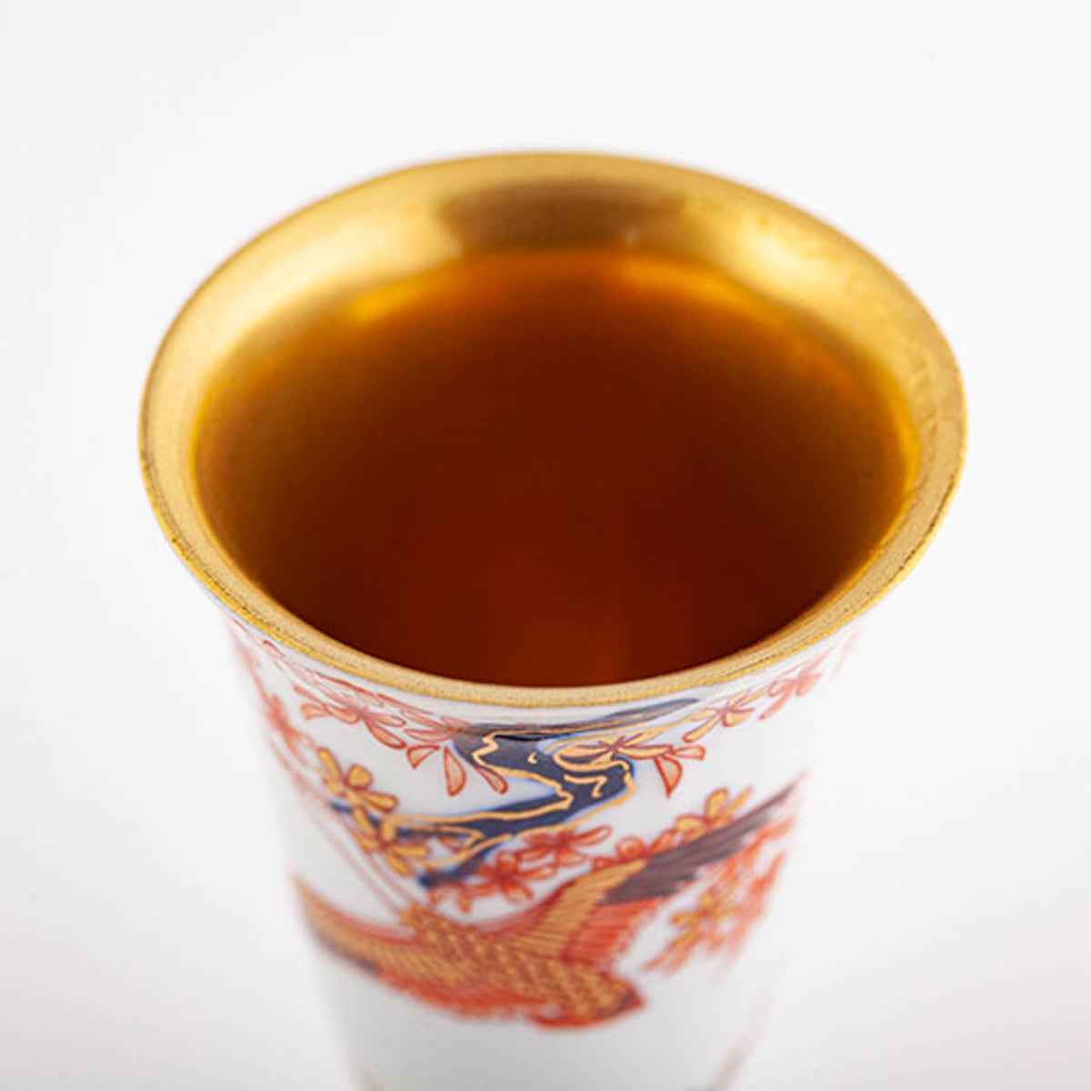 有田焼 | ワインカップ 小 | 染錦岩花鳥文 | 賞美堂