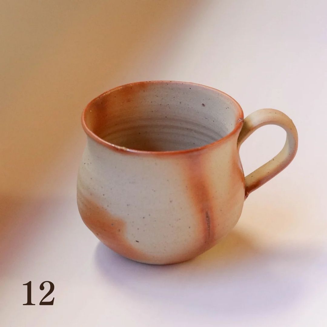 備前焼 | コーヒーカップ 1点もの | 緋襷 ひだすき | 森一朗