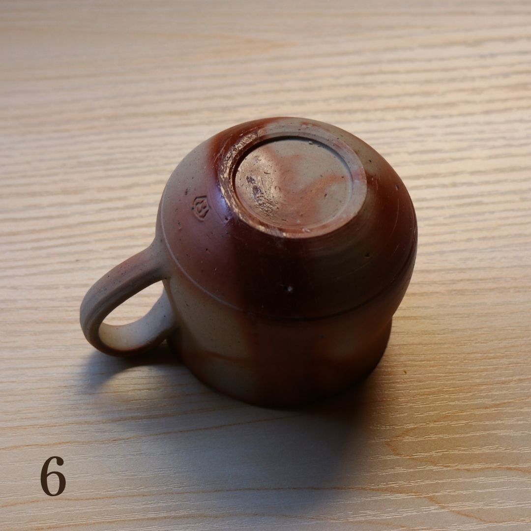 備前焼 | コーヒーカップ 1点もの | 緋襷 ひだすき | 森一朗