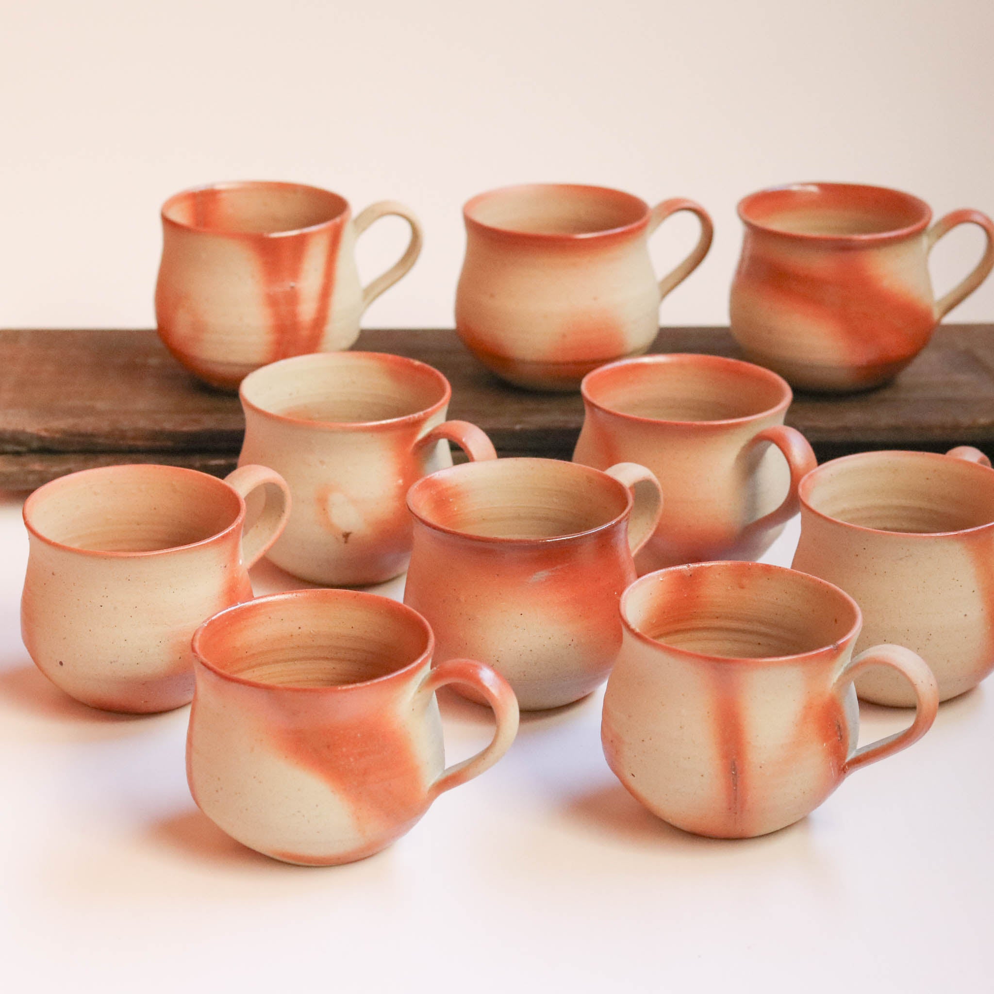 備前焼 | コーヒーカップ 1点もの | 緋襷 ひだすき | 森一朗