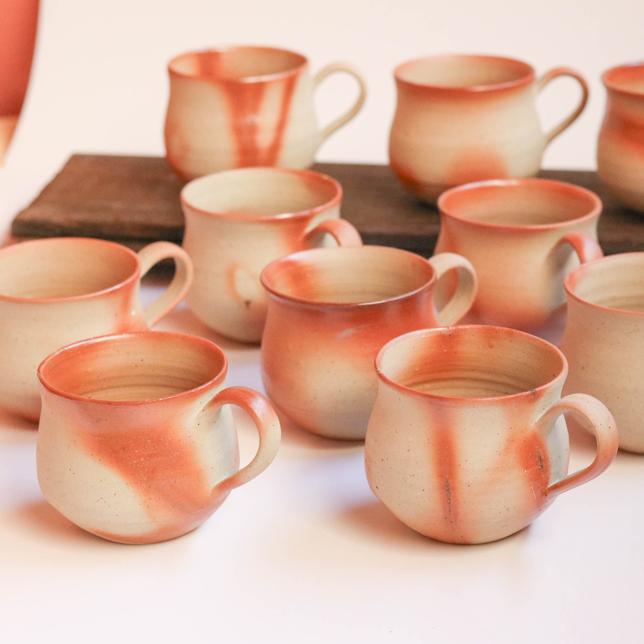 備前焼 | コーヒーカップ 1点もの | 緋襷 ひだすき | 森一朗