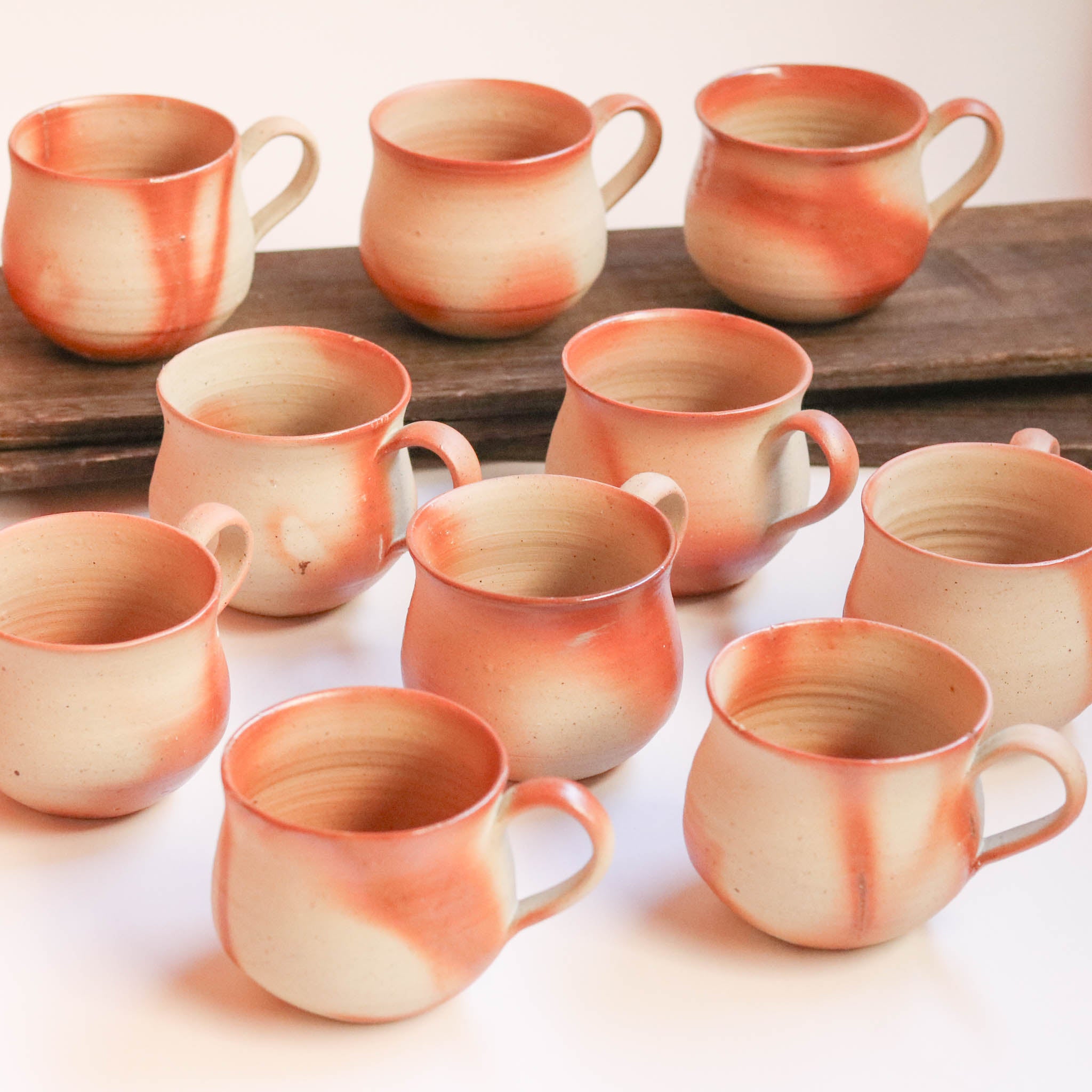 備前焼 | コーヒーカップ 1点もの | 緋襷 ひだすき | 森一朗