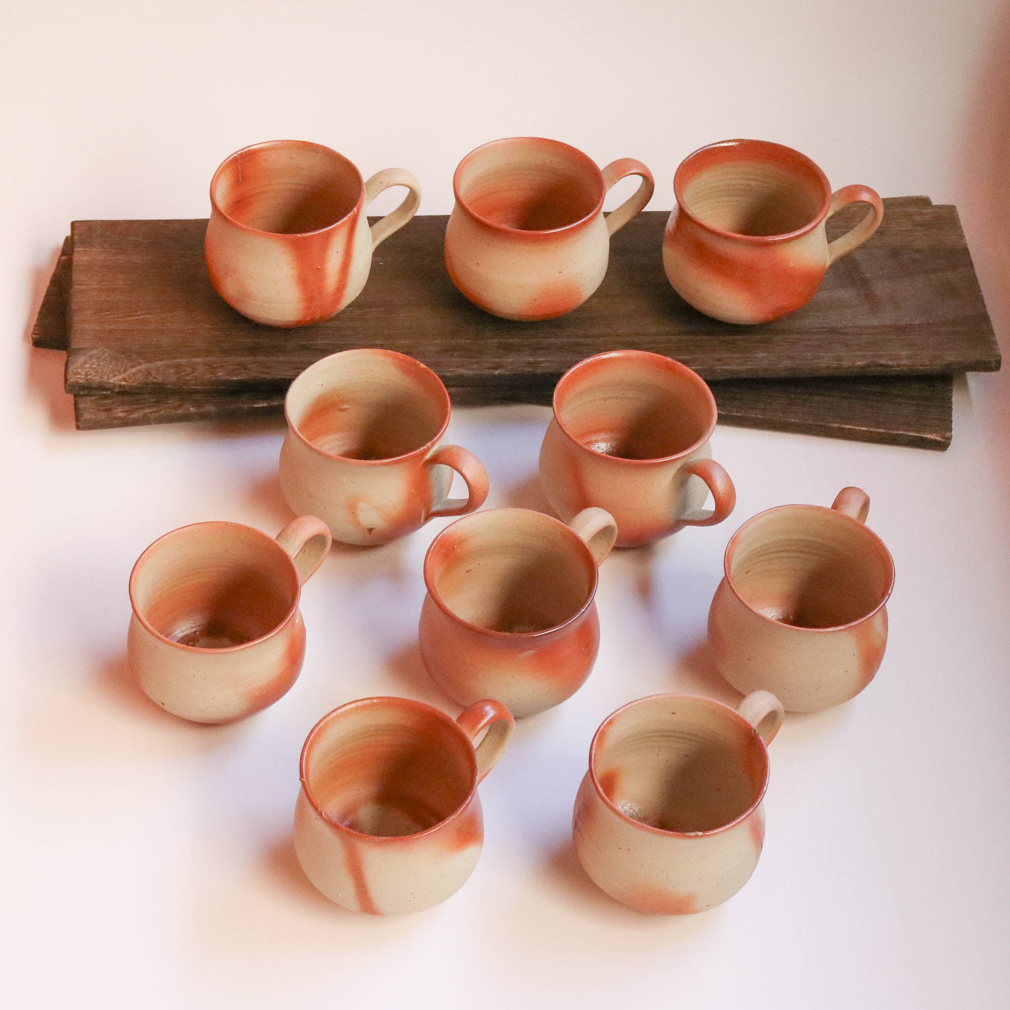 備前焼 | コーヒーカップ 1点もの | 緋襷 ひだすき | 森一朗