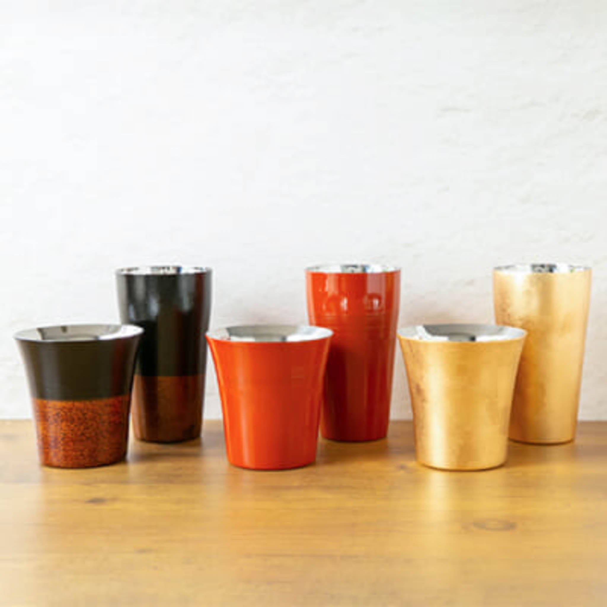 二重タンブラー | 漆磨 SHI-MOA | 日の和 ひのわ 260ml | アルチザン