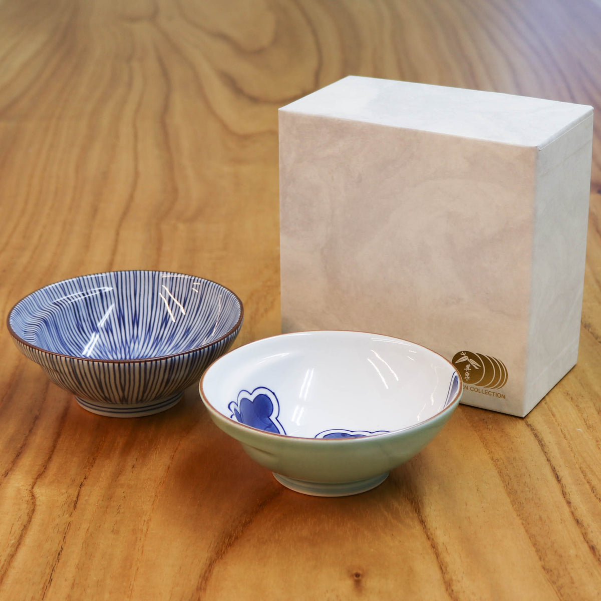 有田焼 | お鍋の取り皿 Cacomi 2枚セット | 千十草 雲 | 賞美堂
