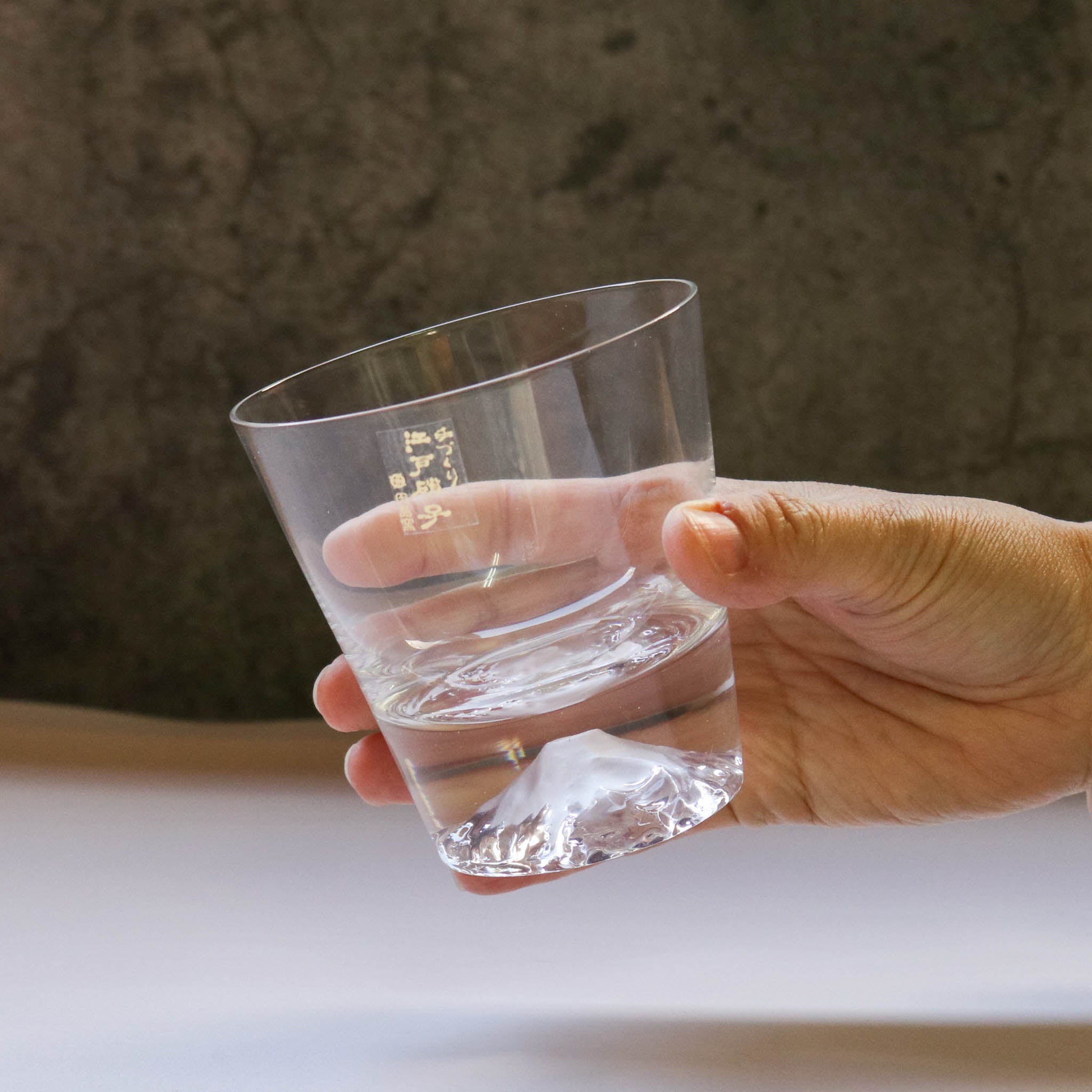 江戸硝子 ペアグラス | 富士山ロックグラス | 田島硝子