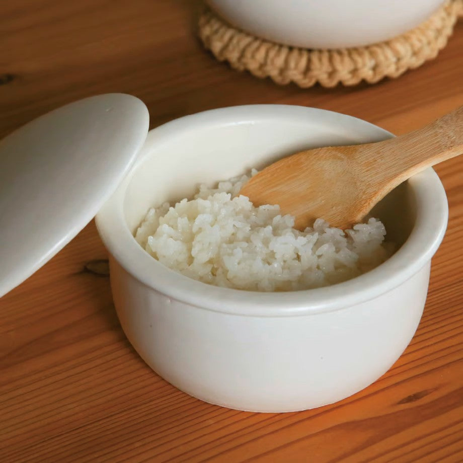 萬古焼  | おひつ 中 | 白 | たいせい窯