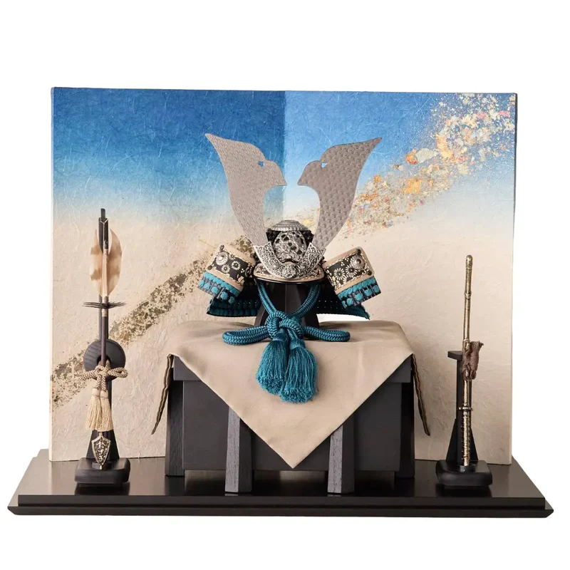 兜飾り | 群青 青霞の飾り | 鈴甲子 雄山