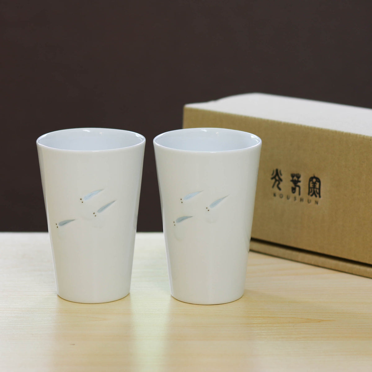 波佐見焼 フリーカップ | ほたるメダカ 2個セット | S | 光春窯