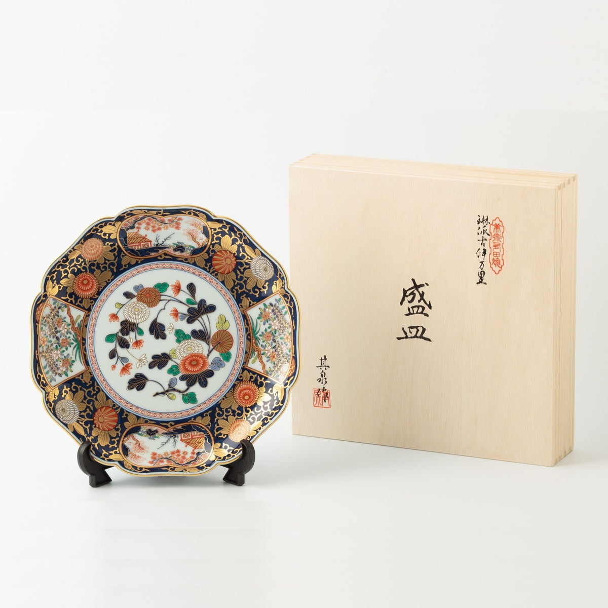 有田焼 | 盛皿 大 | 琳派 古伊万里様式 | 賞美堂