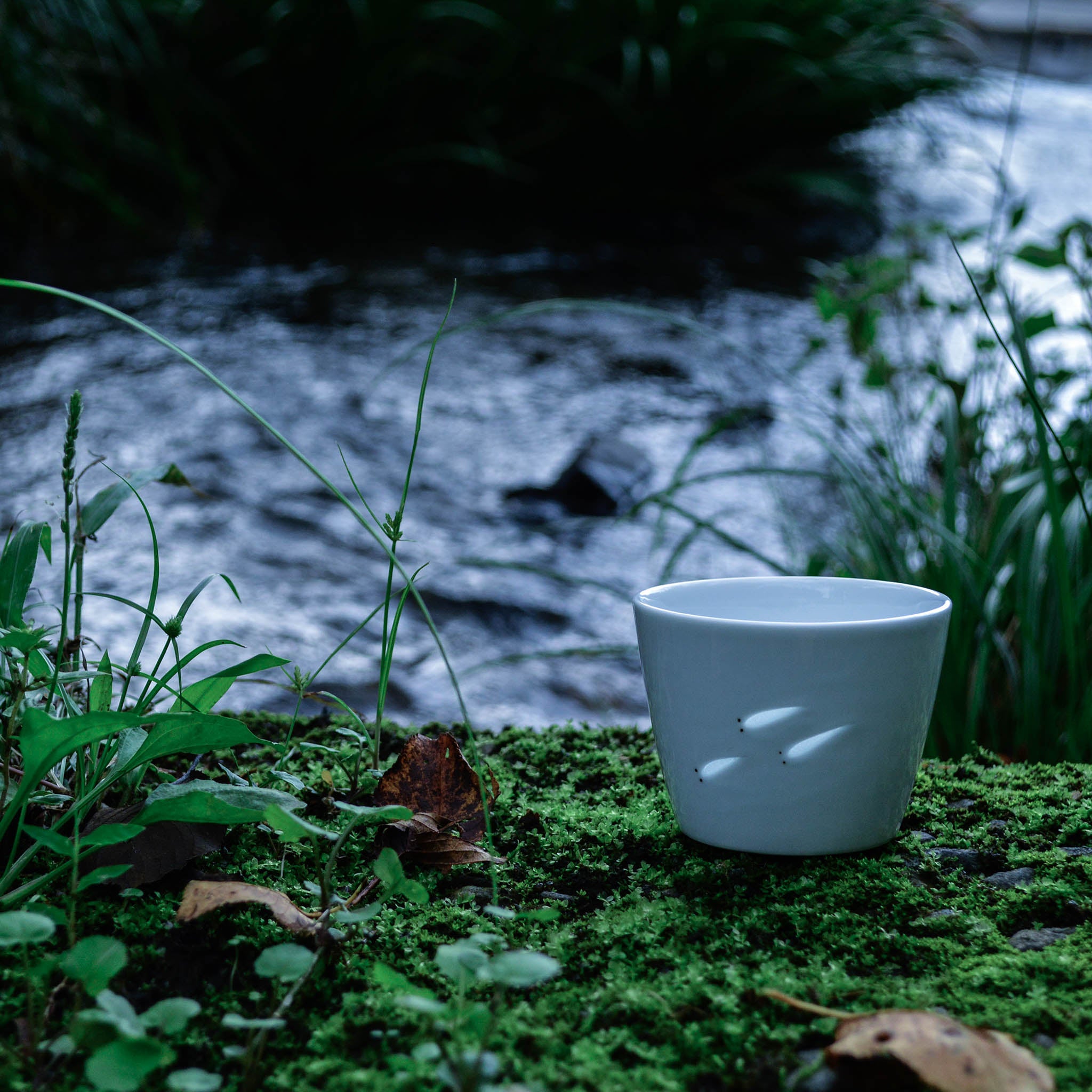 波佐見焼 カップ | ほたるメダカ 2個セット | M | 光春窯