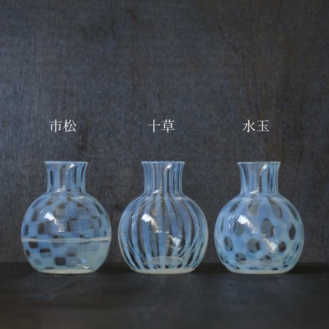 江戸硝子 一輪挿し | 大正浪漫 | 水玉 | 廣田硝子