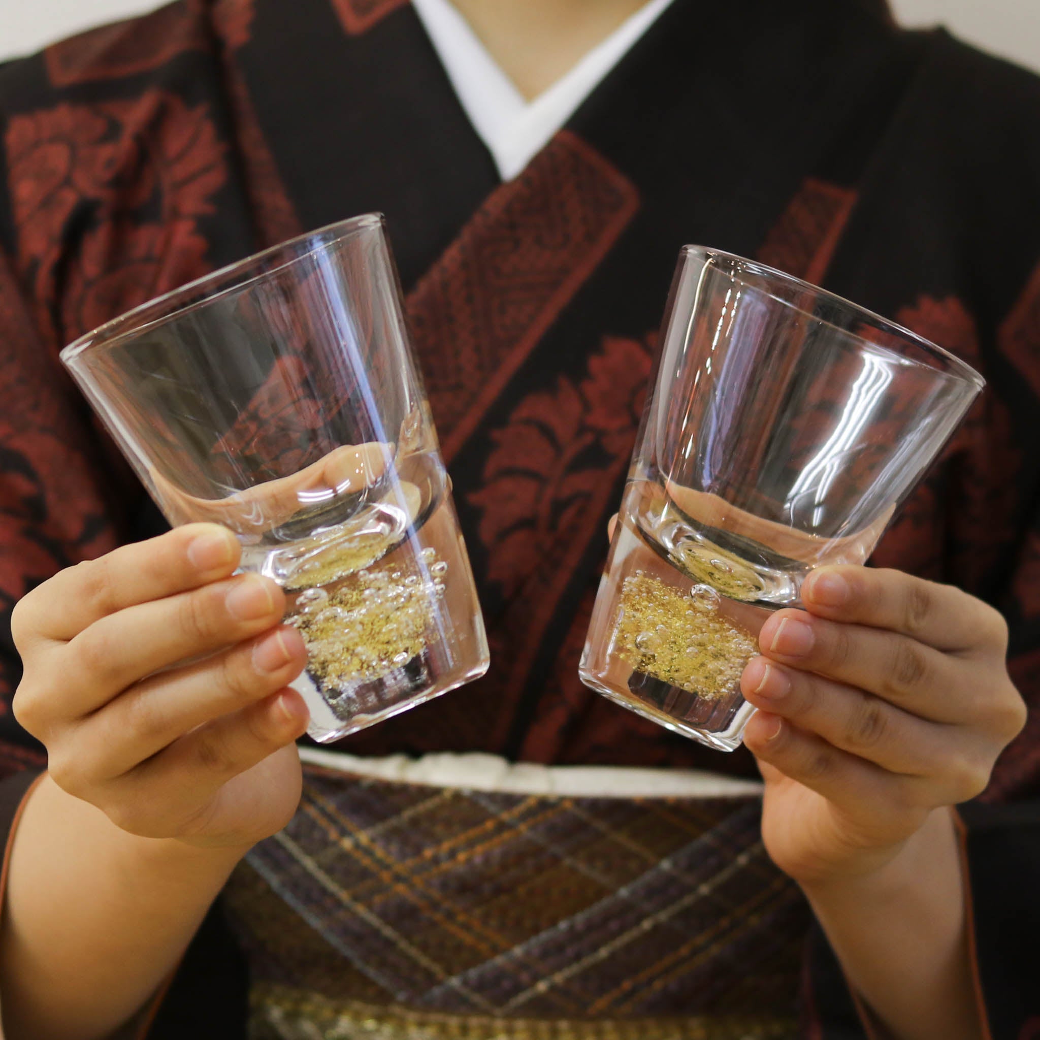 金沢金箔 | バブルタンブラー ペア | 金 | 箔座