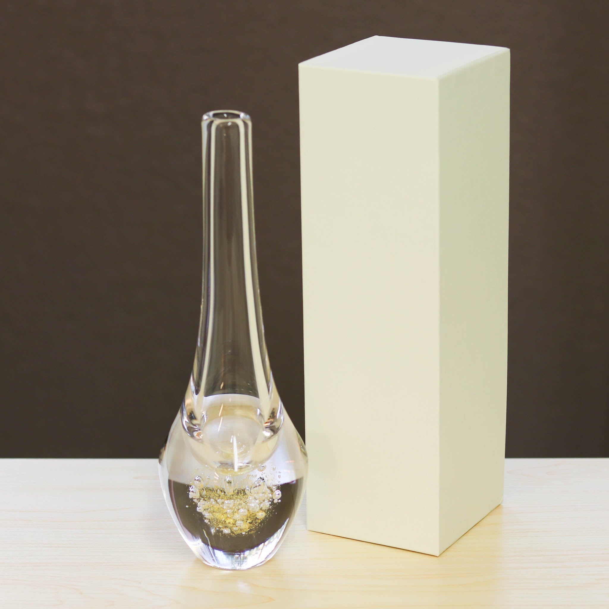 金沢金箔 | バブル花器 | 鶴首 | 箔座