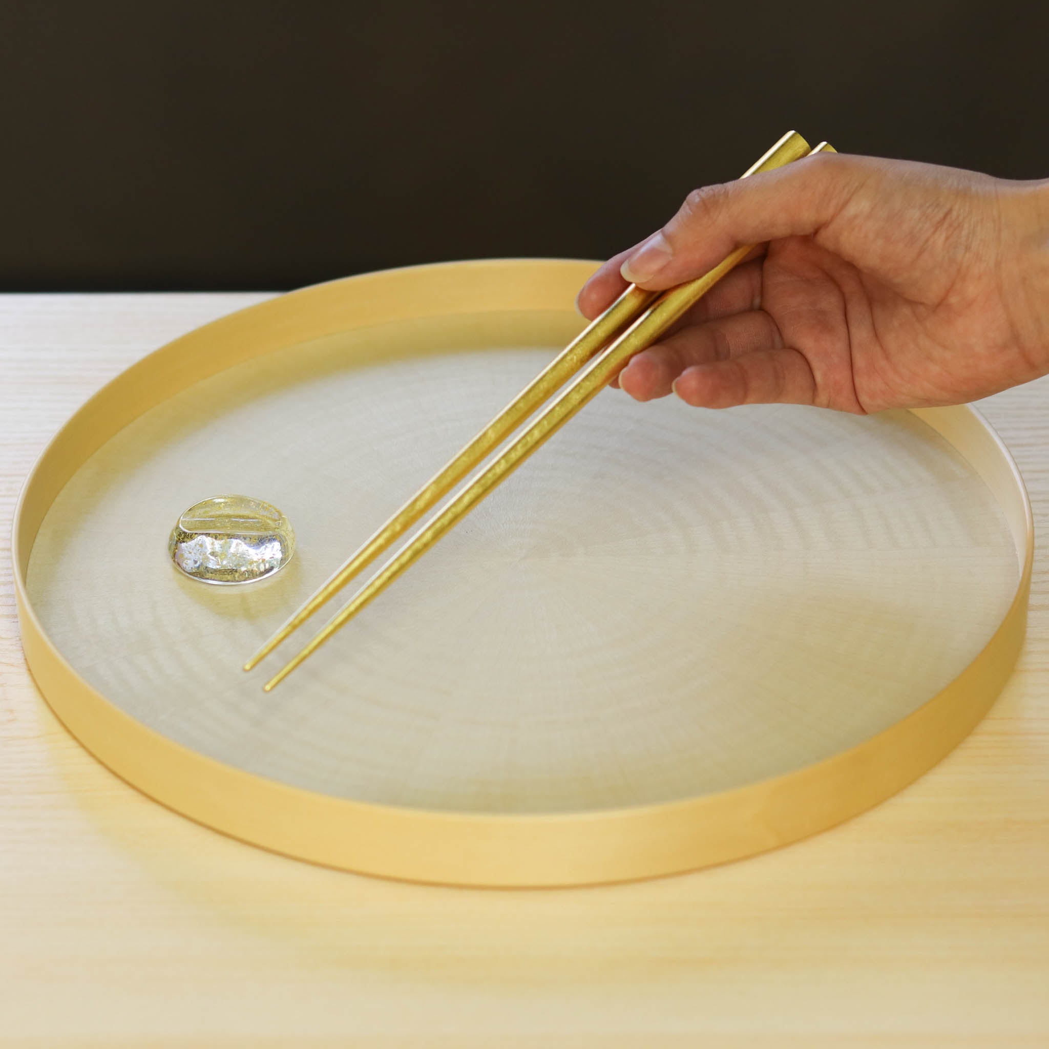 金沢金箔 | 箸と箸置セット | 金&丸金 | 箔座