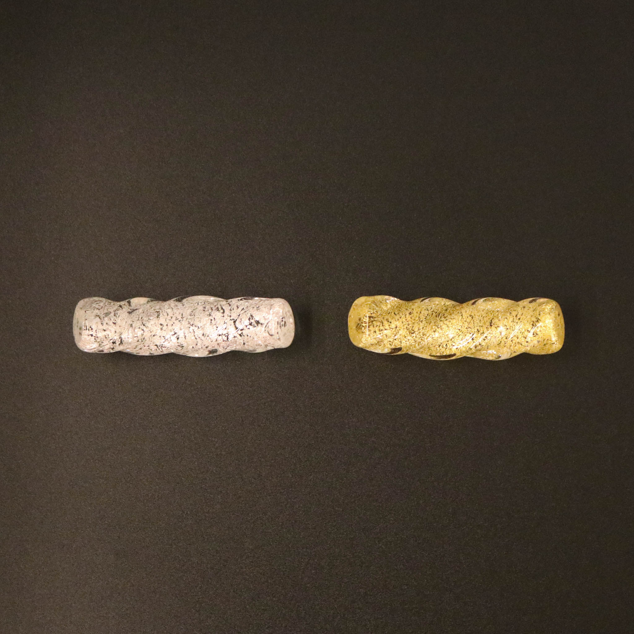 金沢金箔 | ガラス箸置 5個セット | ねじり | 箔座