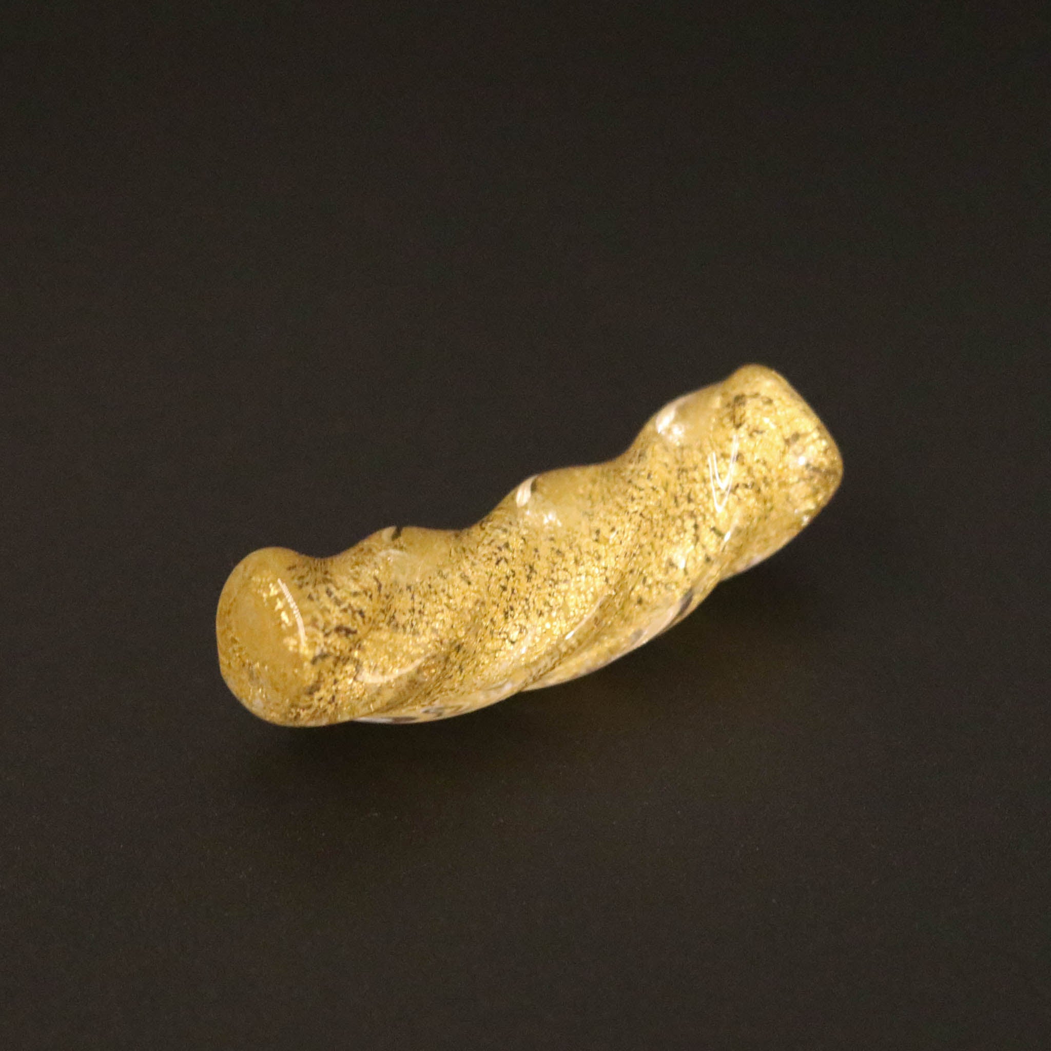 金沢金箔 | ガラス箸置 5個セット | ねじり | 箔座