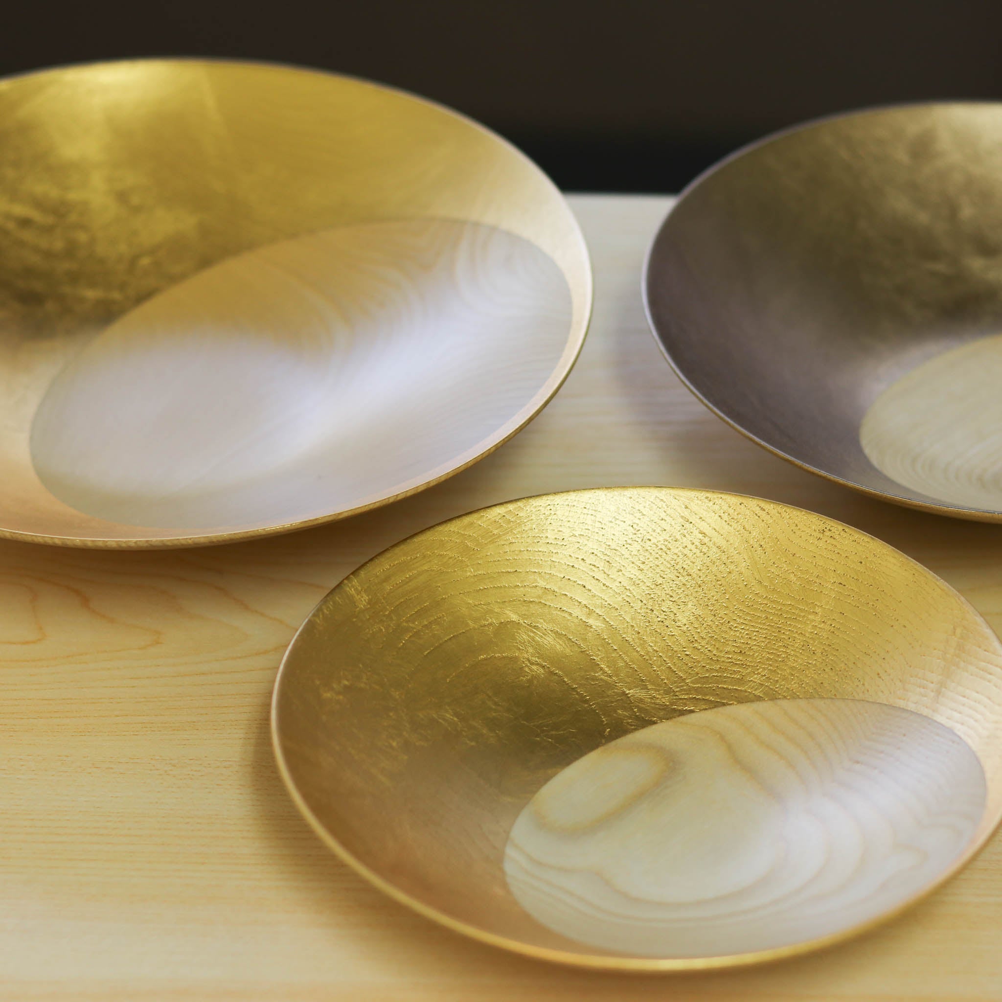 金沢金箔 | 木製ボウルセット | S・M・L  | 箔座