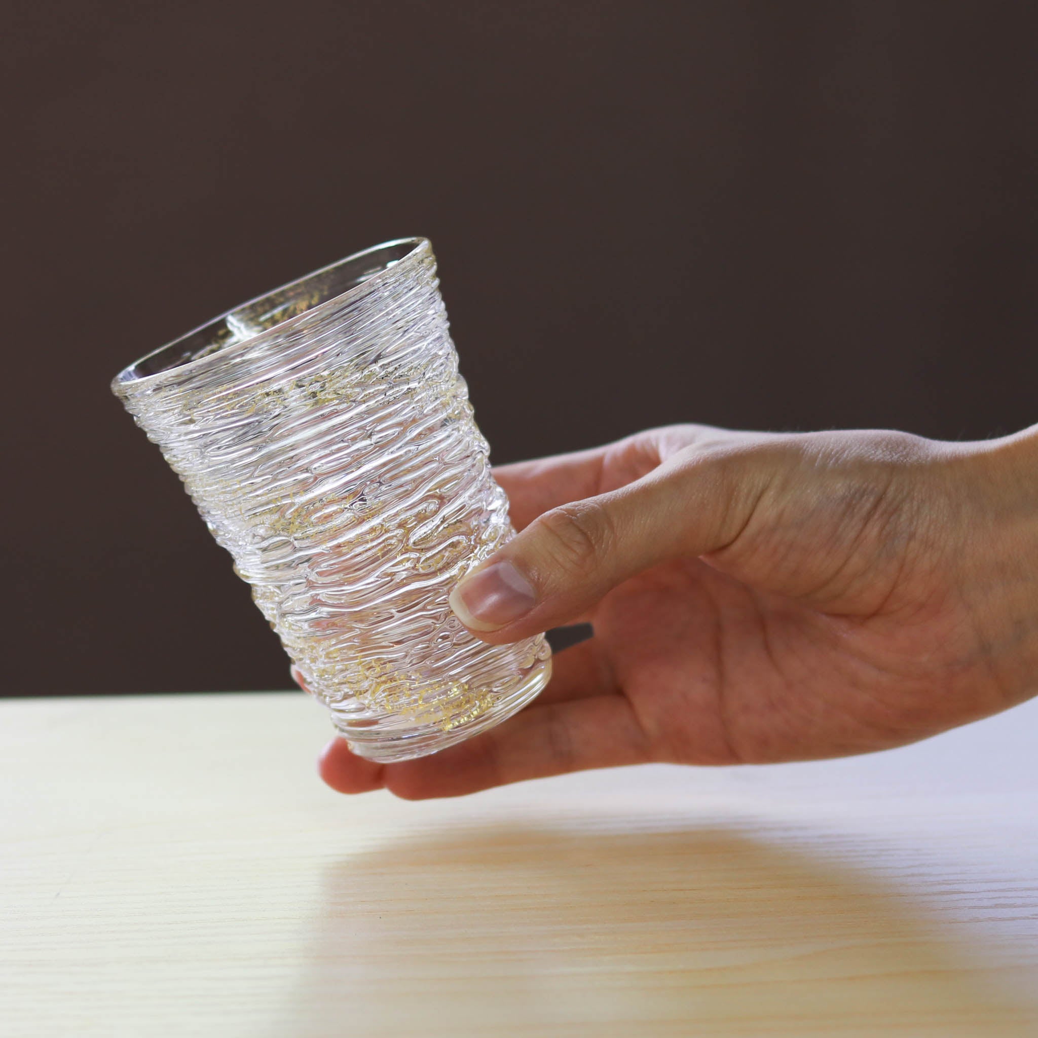 金沢金箔 グラス | 氷結一口ビール | 金銀ペア | 箔座