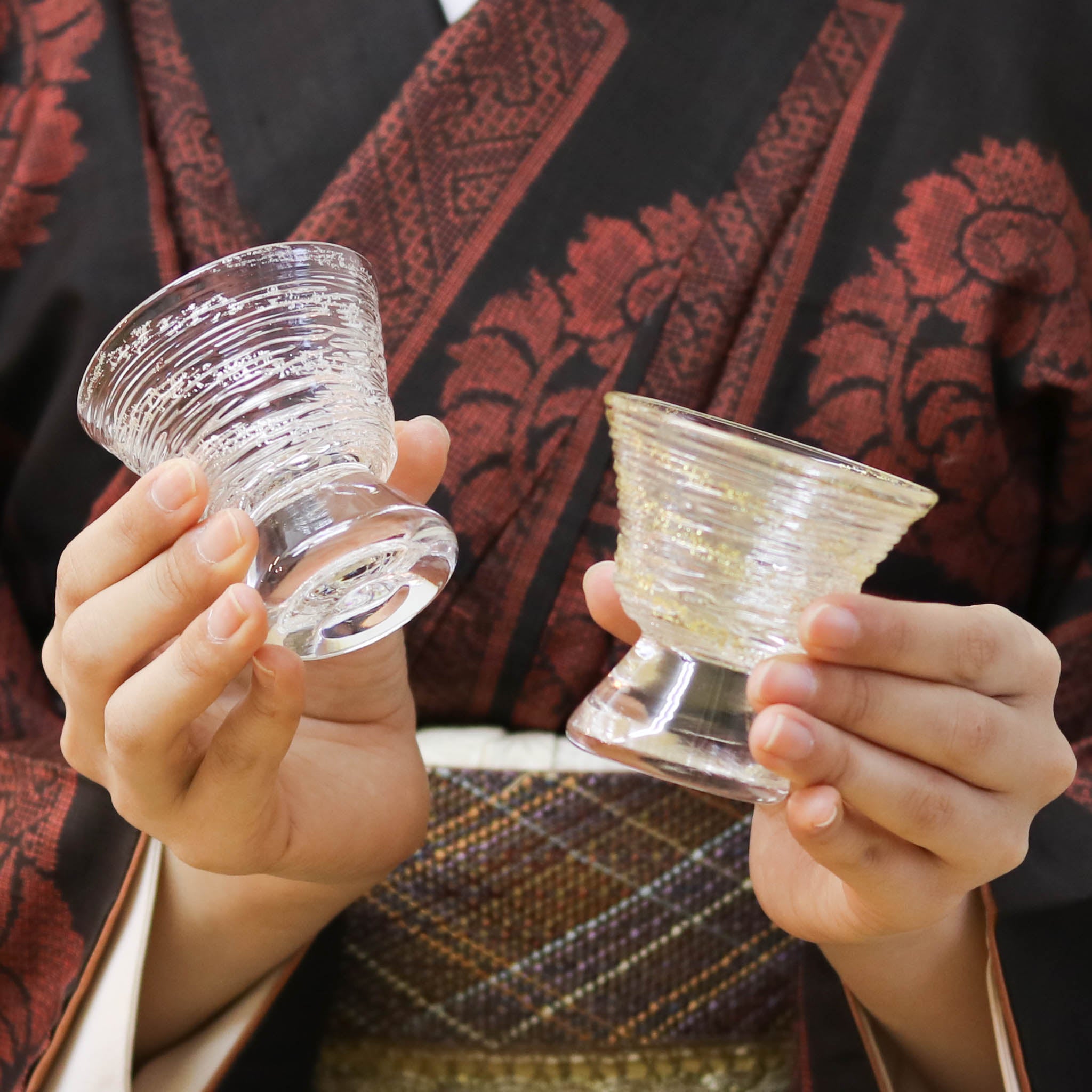 金沢金箔 酒器 | 氷結酒盃 | 金銀ペア | 箔座