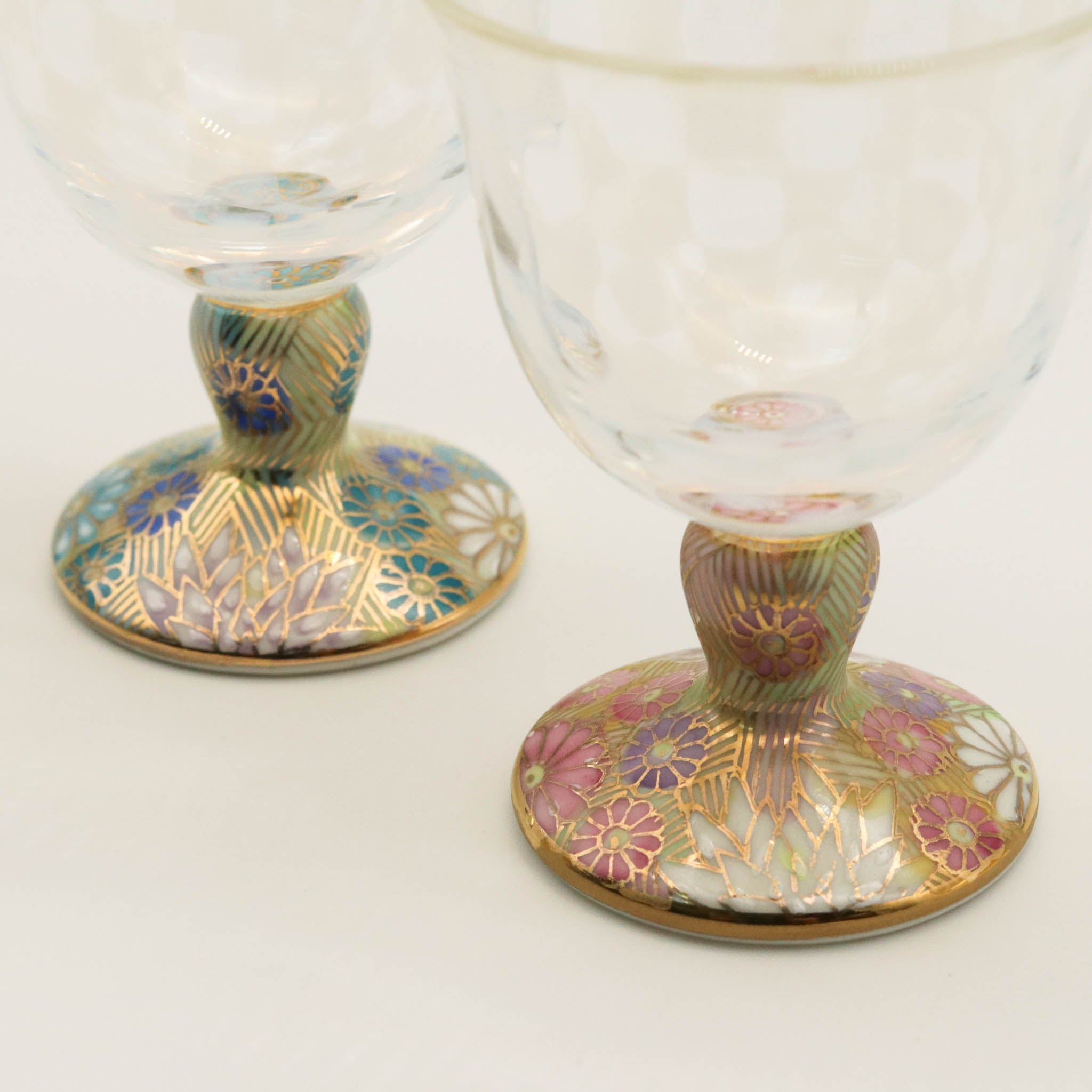 九谷和グラス | 冷酒オパール | オパール | 選べるペア3種 | 清峰堂