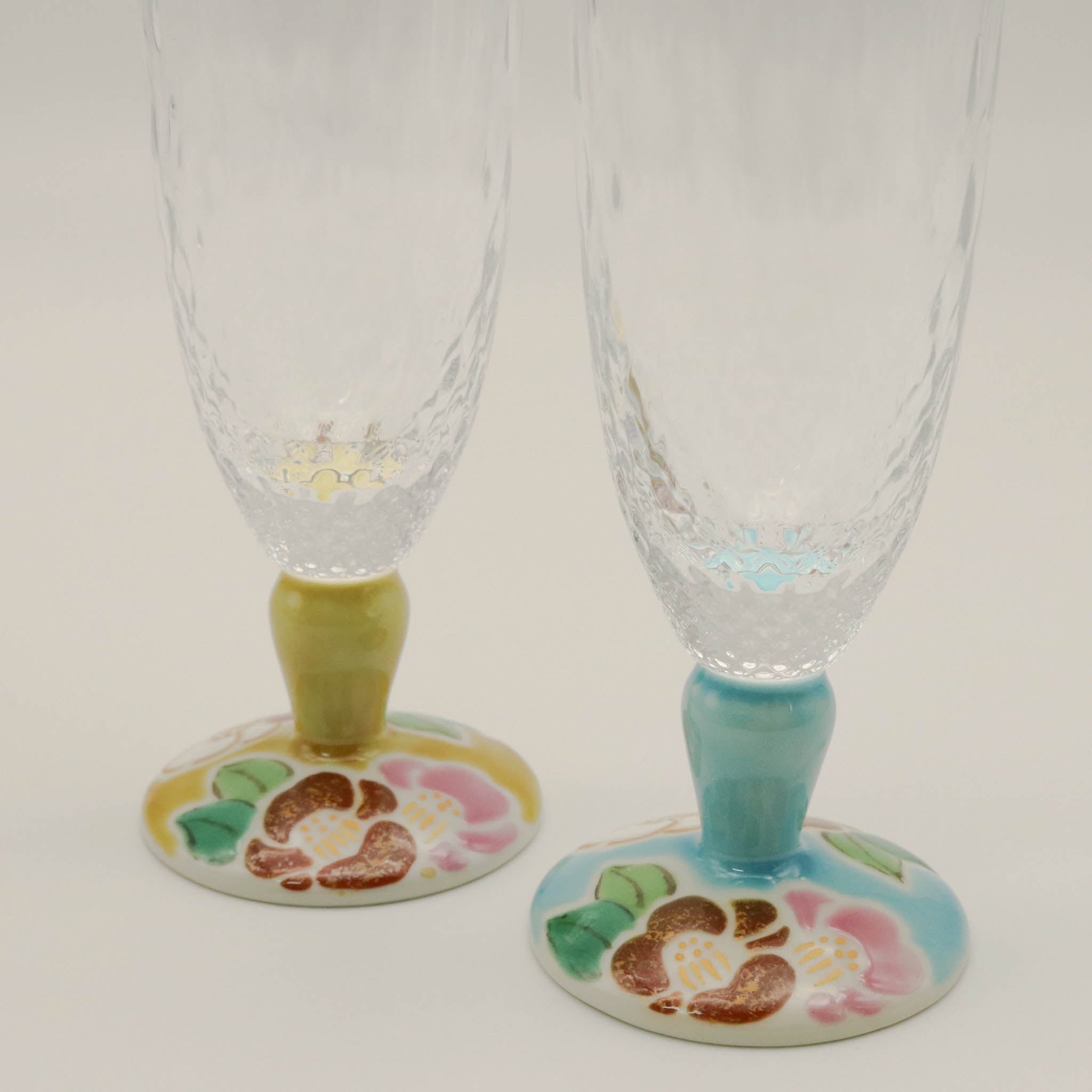 九谷和グラス | 麦酒グラス ペア | 格子 | 選べるペア3種 | 清峰堂