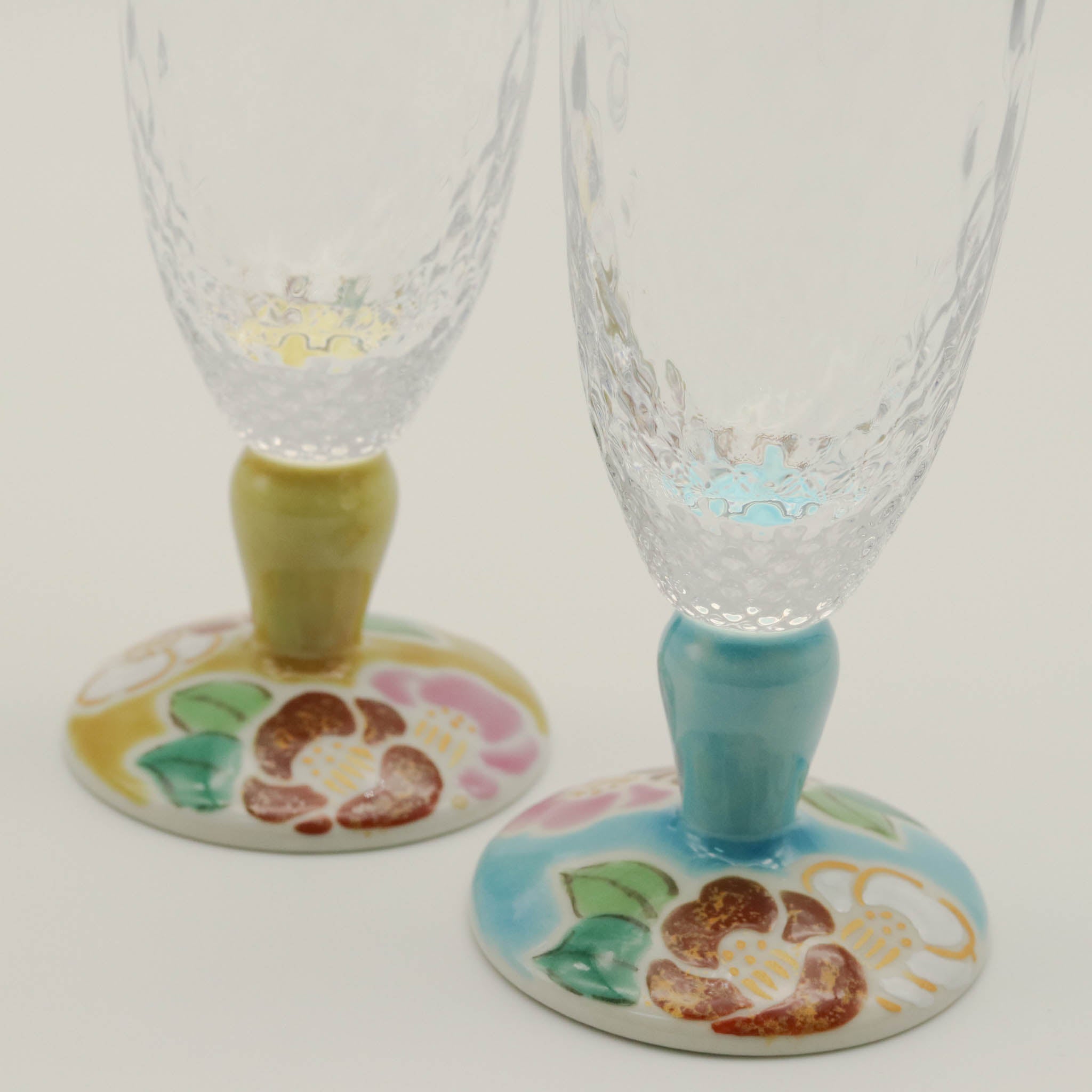 九谷和グラス | 麦酒グラス ペア | 格子 | 選べるペア3種 | 清峰堂