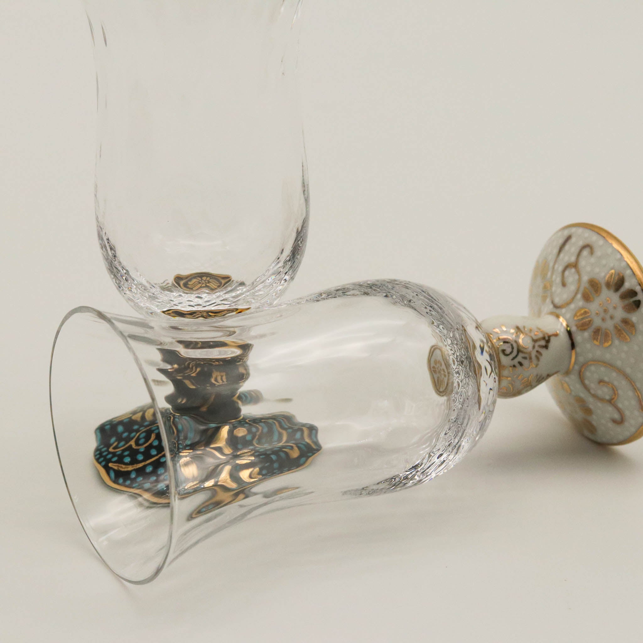 九谷和グラス | 冷酒グラス ペア | 格子 | 選べるペア3種 | 清峰堂