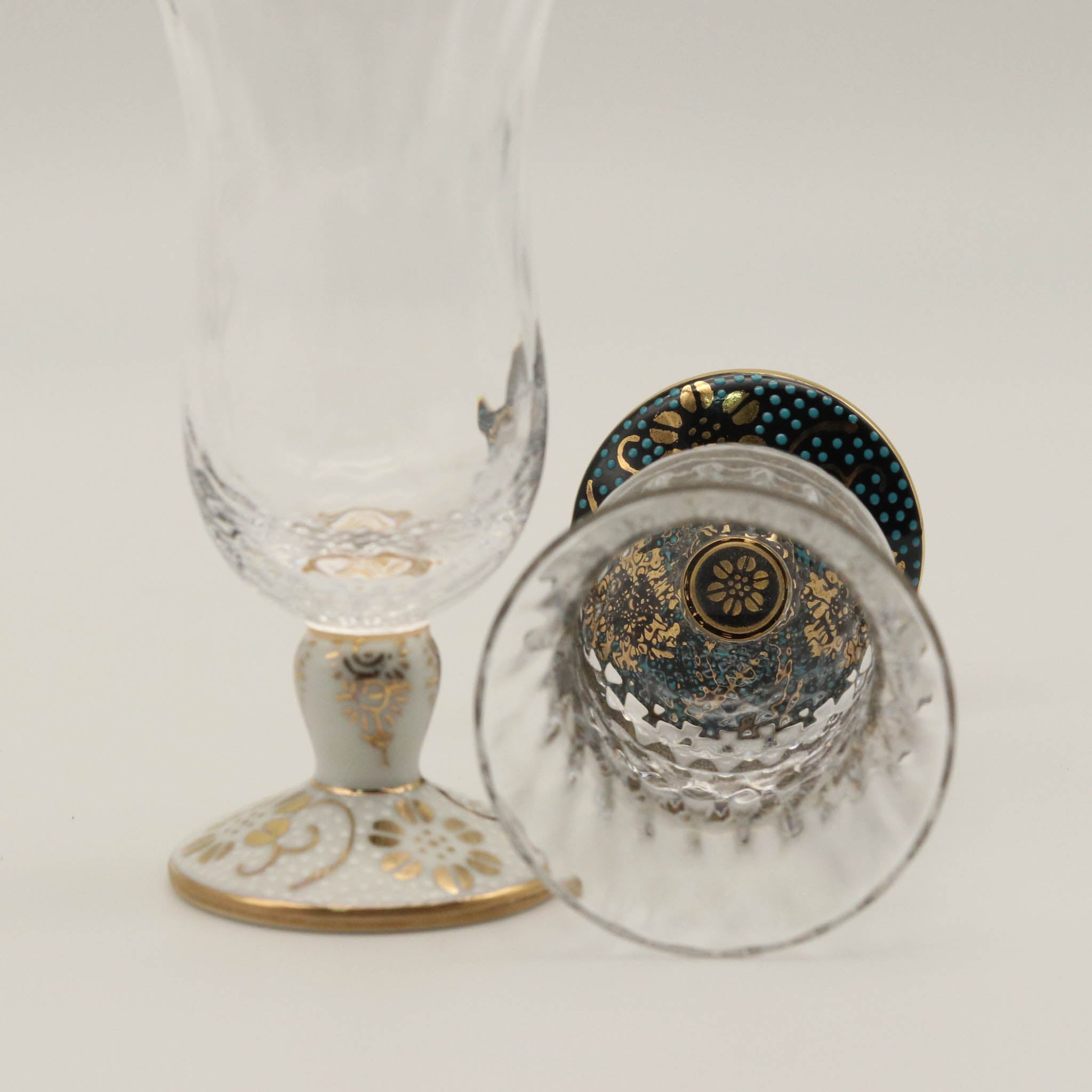 九谷和グラス | 冷酒グラス ペア | 格子 | 選べるペア3種 | 清峰堂