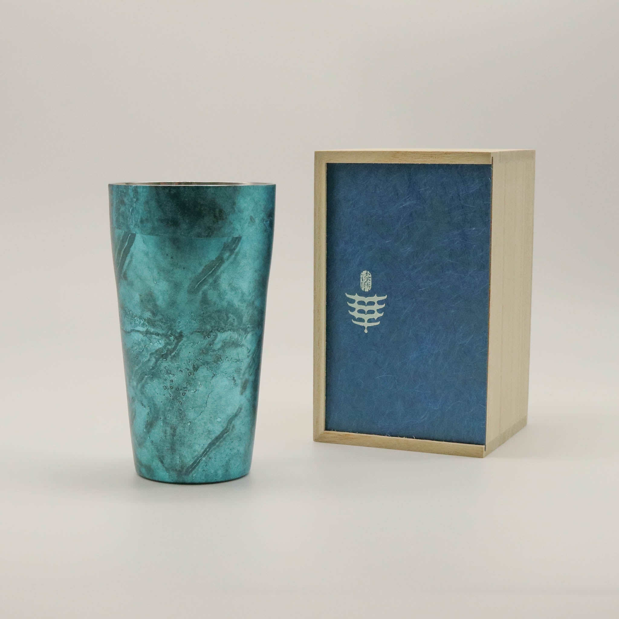 二重タンブラー | 漆磨 SHI-MOA | 310ml 紺藍 konai | アルチザン