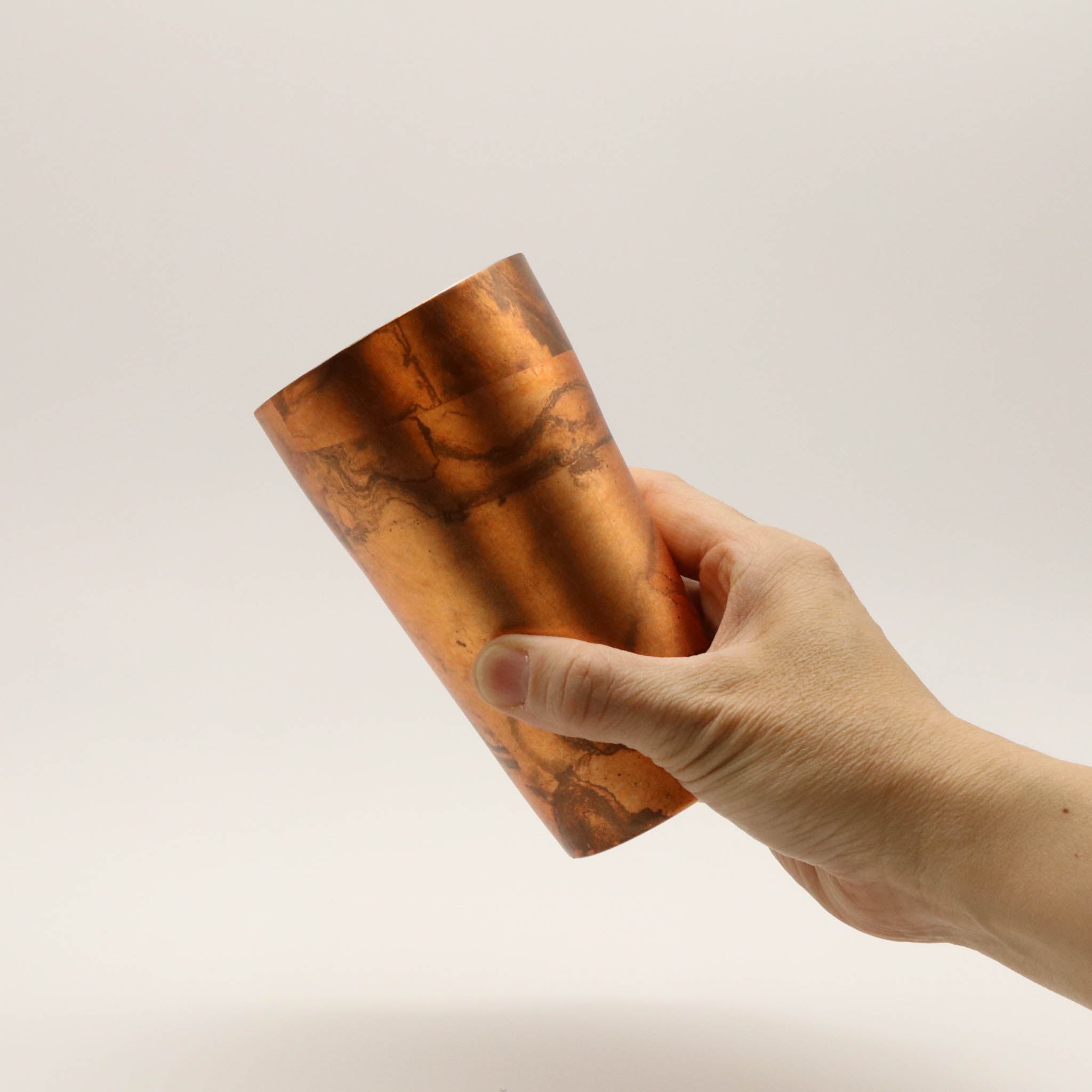 二重タンブラー | 漆磨 SHI-MOA | 310ml 赤金 akagane | アルチザン