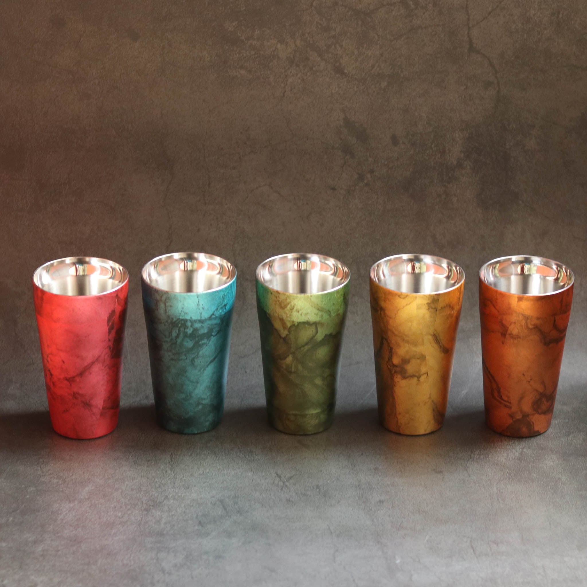 二重タンブラー | 漆磨 SHI-MOA | 310ml 鬱金 ukon | アルチザン