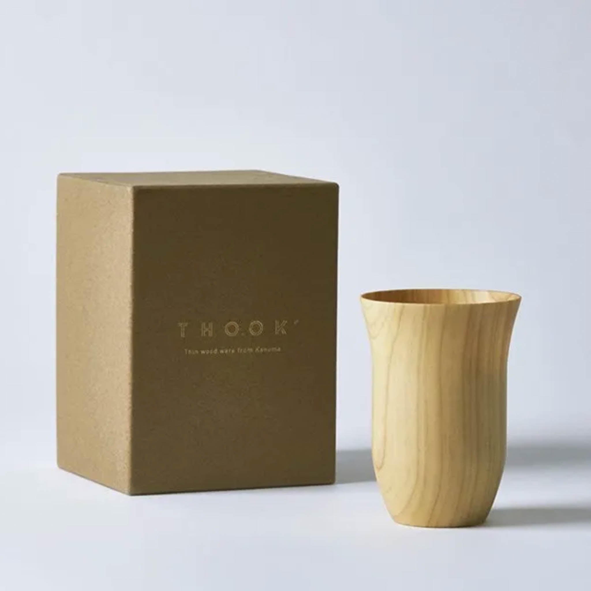 木製 ぐい呑み | 檜 | THOOK | セメントプロデュースデザイン