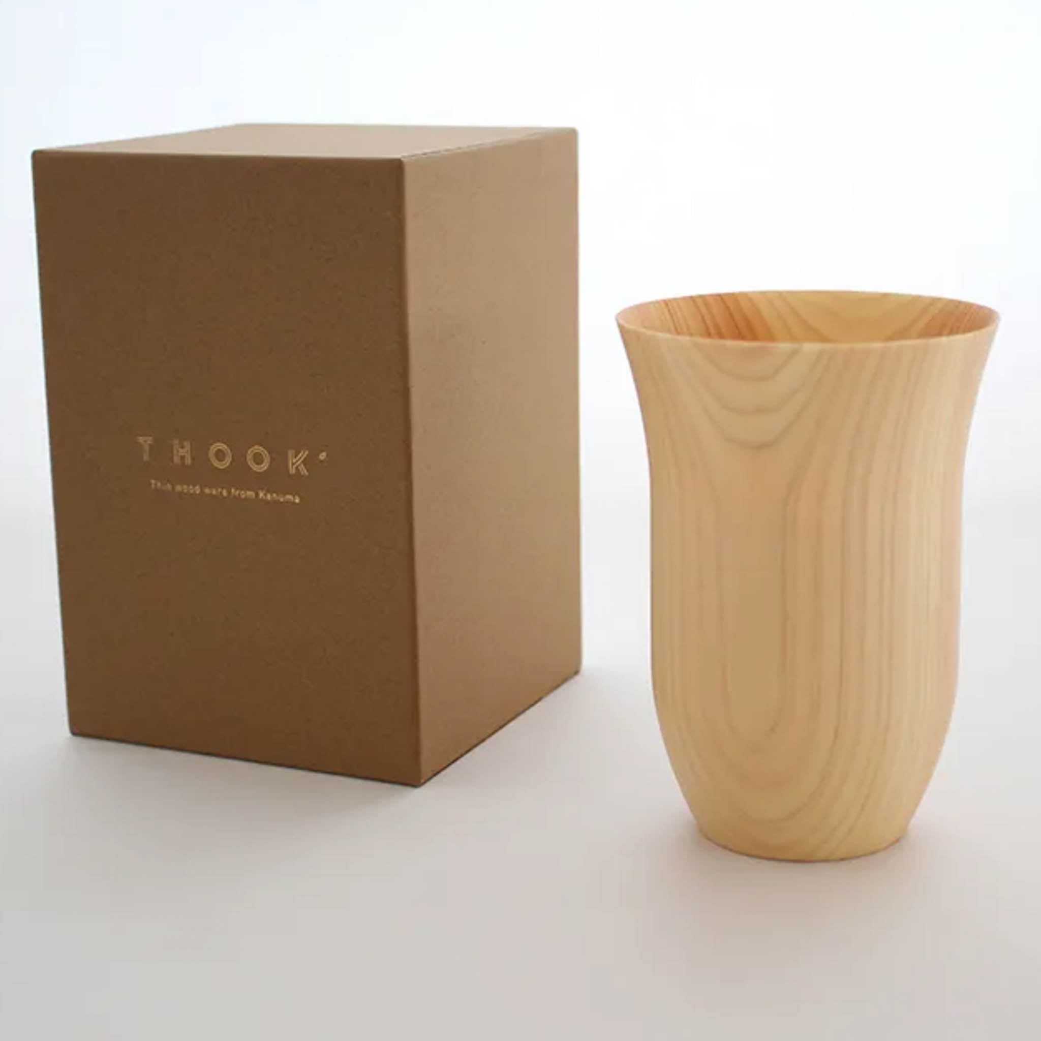 木製 ぐい呑み | 檜 | THOOK | セメントプロデュースデザイン