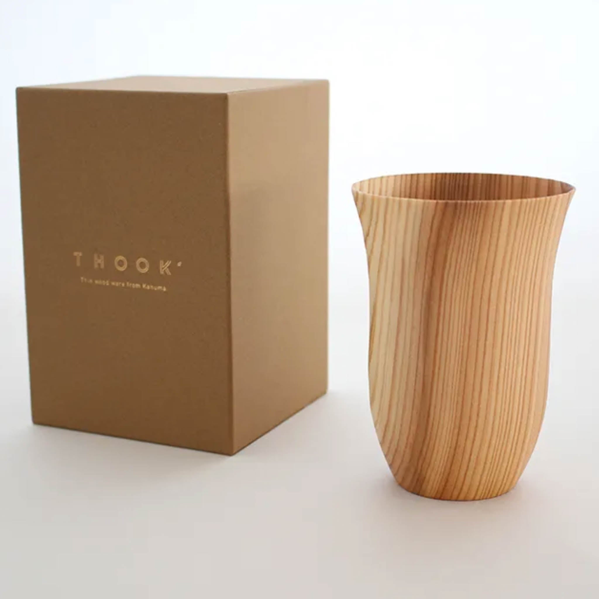 木製 ぐい呑み | 檜 | THOOK | セメントプロデュースデザイン