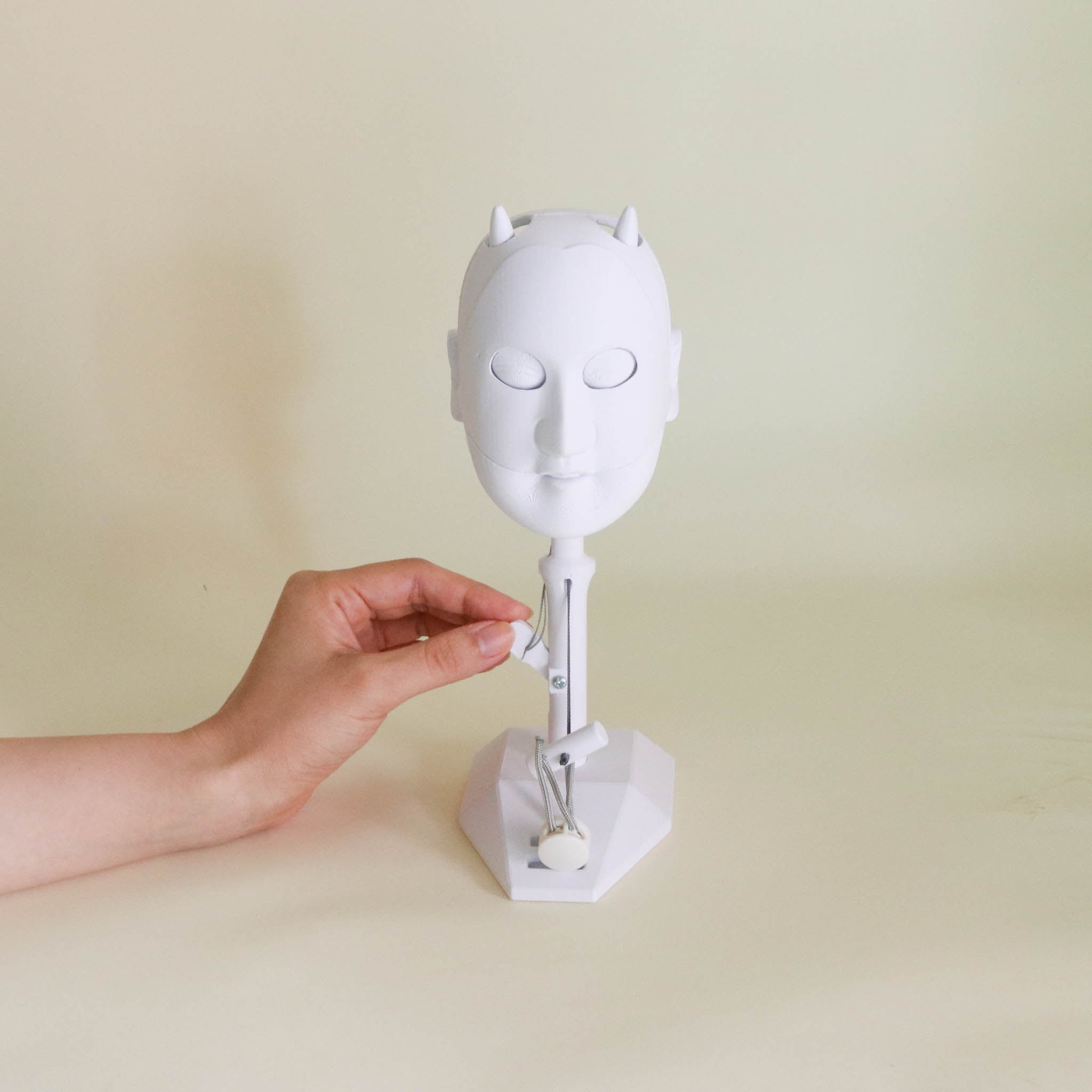 体験キット|阿波人形浄瑠璃 からくり人形頭 組立キット|3D DEKO PROJECT