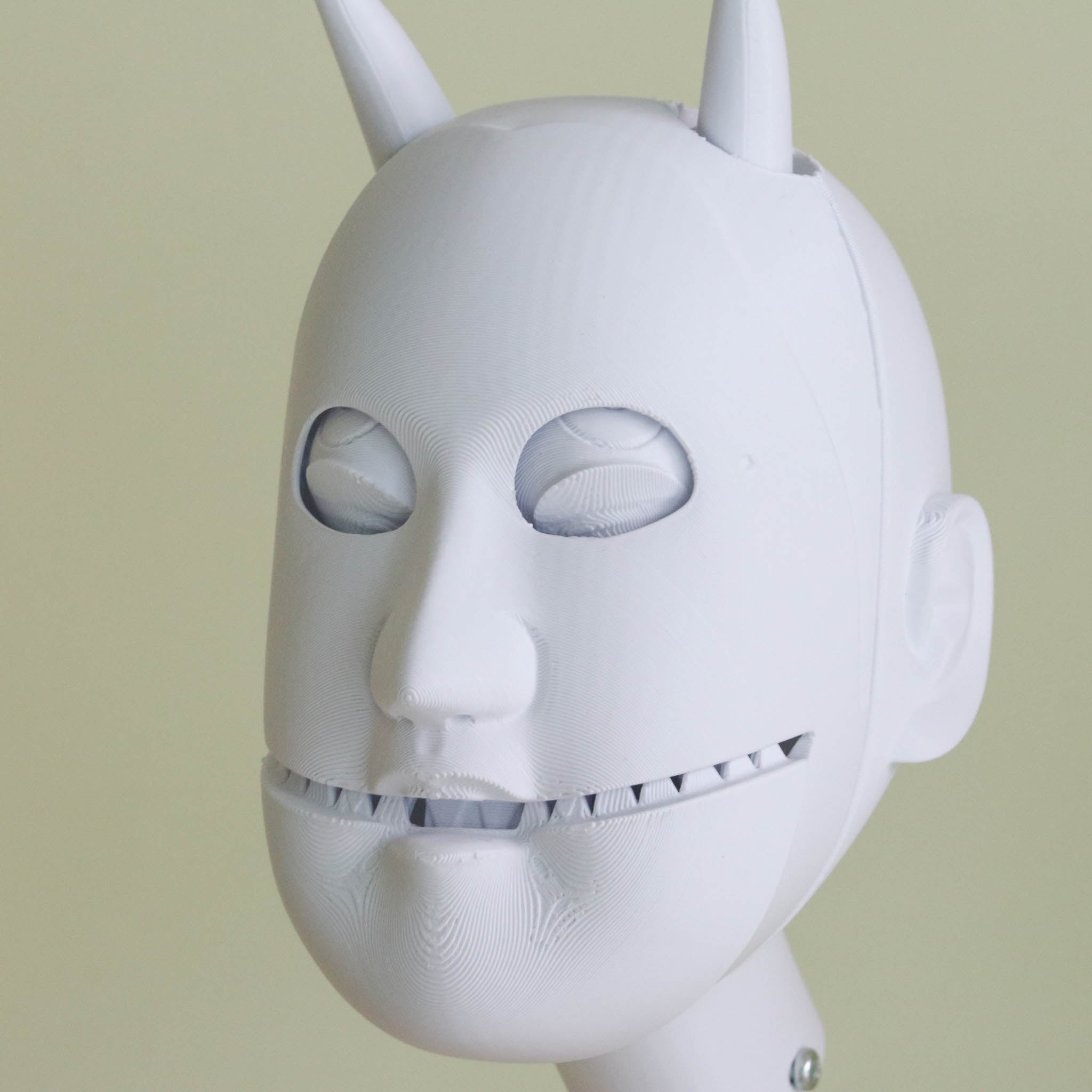 体験キット|阿波人形浄瑠璃 からくり人形頭 組立キット|3D DEKO PROJECT