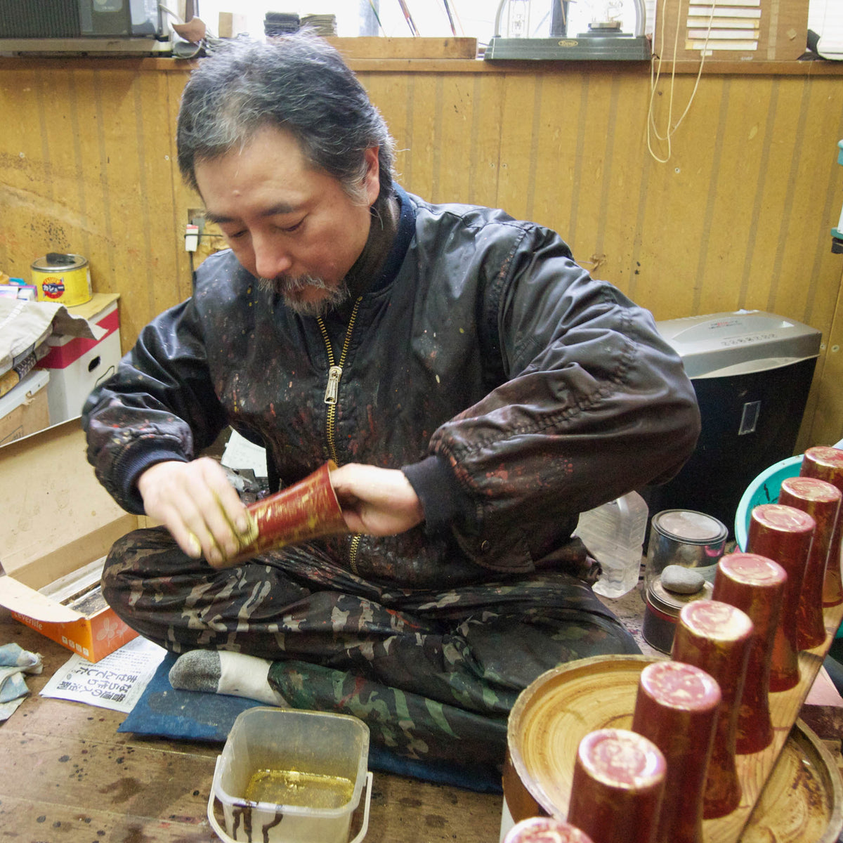 山中塗 カップ | 白檀 ハイボールカップ | 赤 | ウチキ