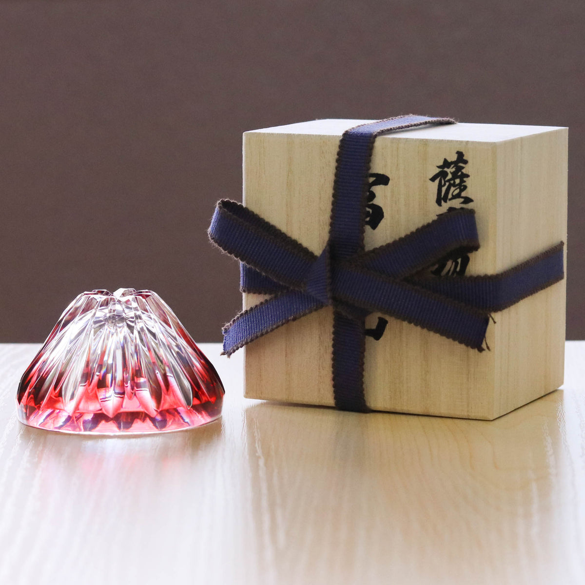 薩摩切子 盃 | 富士山 | 選べる2色 |薩摩びーどろ工芸