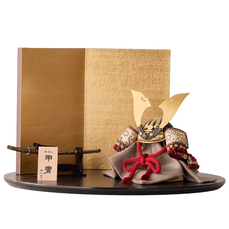 兜飾りセット | 大河兜 | 茜 | 鈴甲子 雄山【26/1/6以降順次配送】