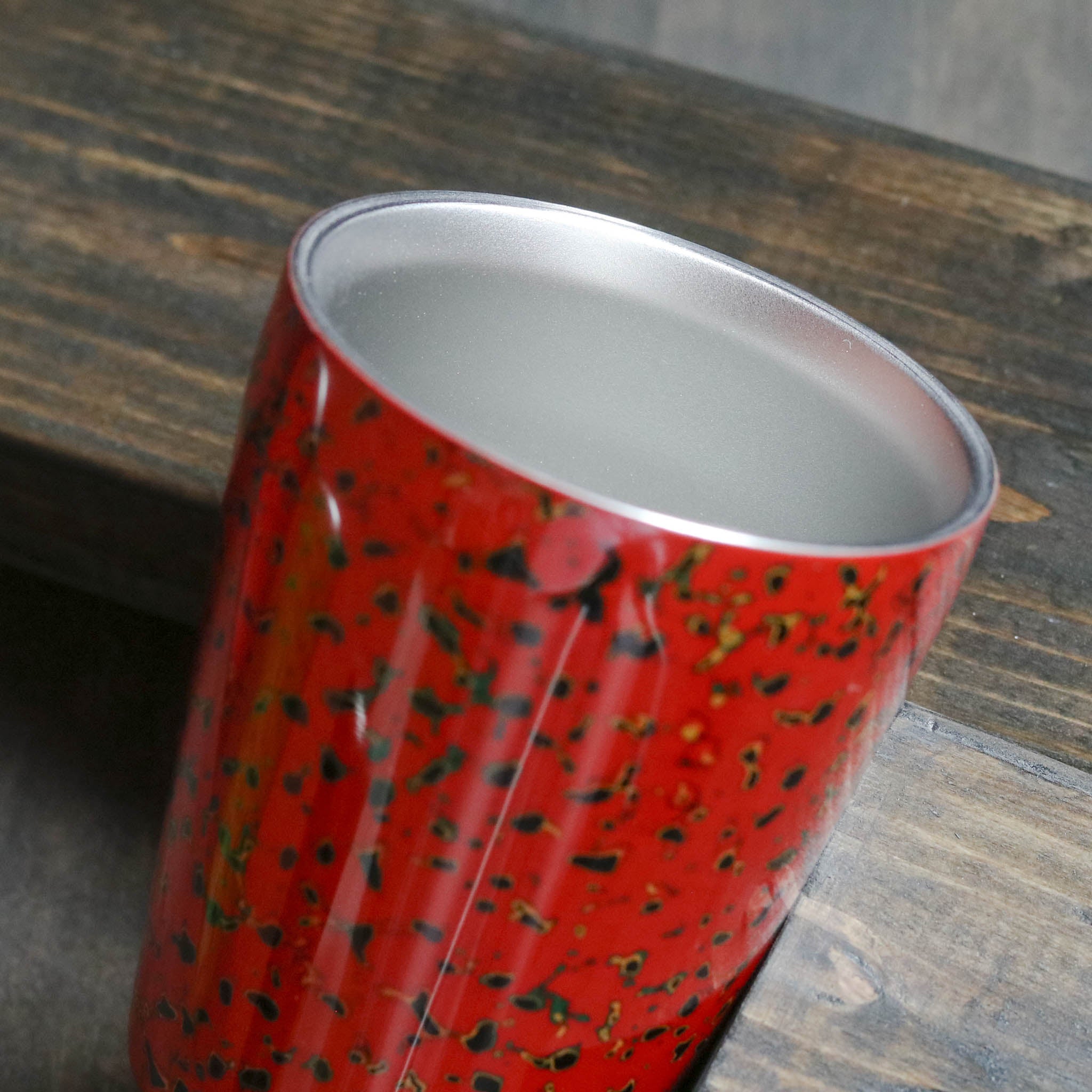 津軽塗 | 二重構造 ステンレスカップ | 唐塗 茜 | 小林漆器