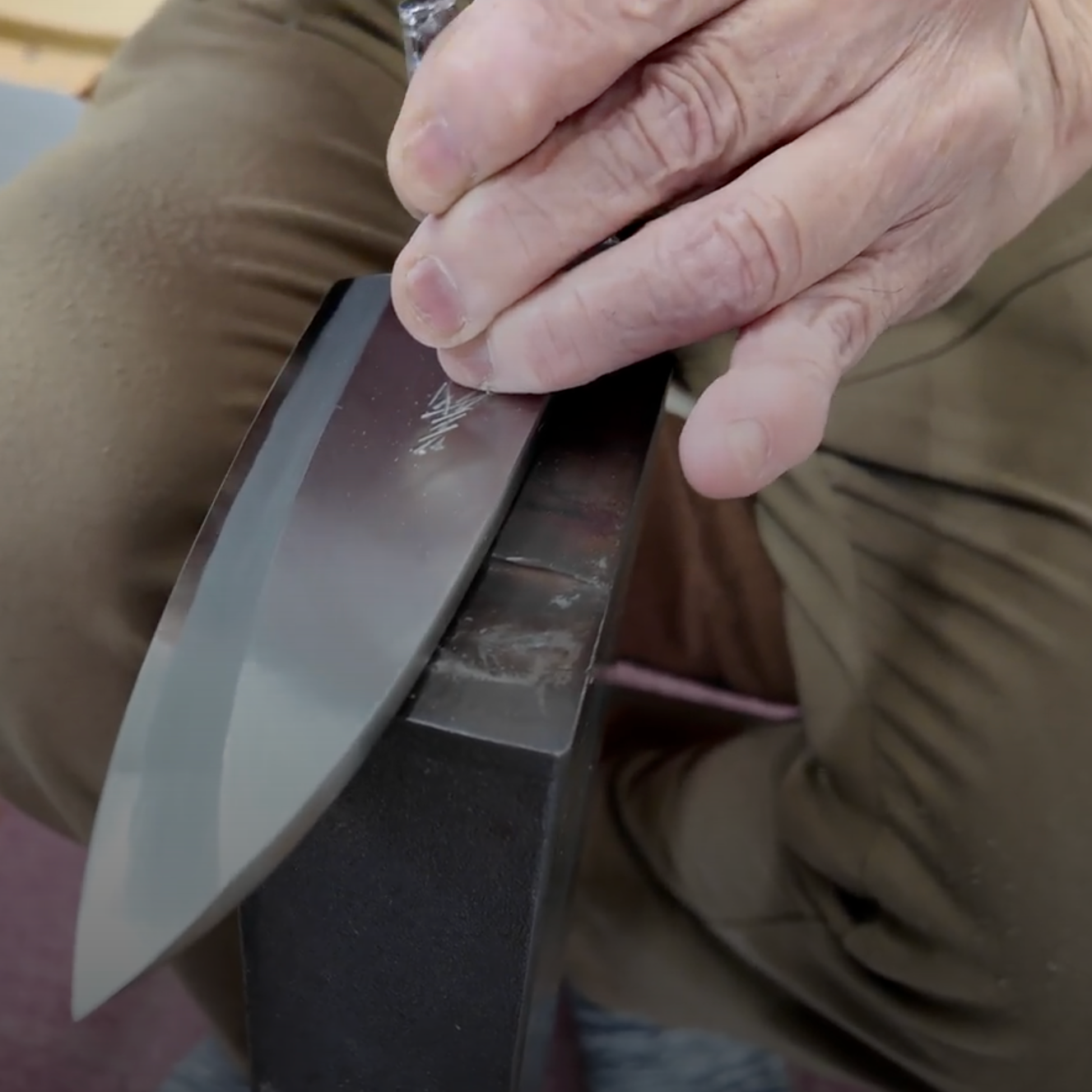 堺打刃物 包丁セット | ダマスカス67層 ペティ× 三徳 両刃 | 暁ハンドル 桐箱入り | 山脇刃物製作所