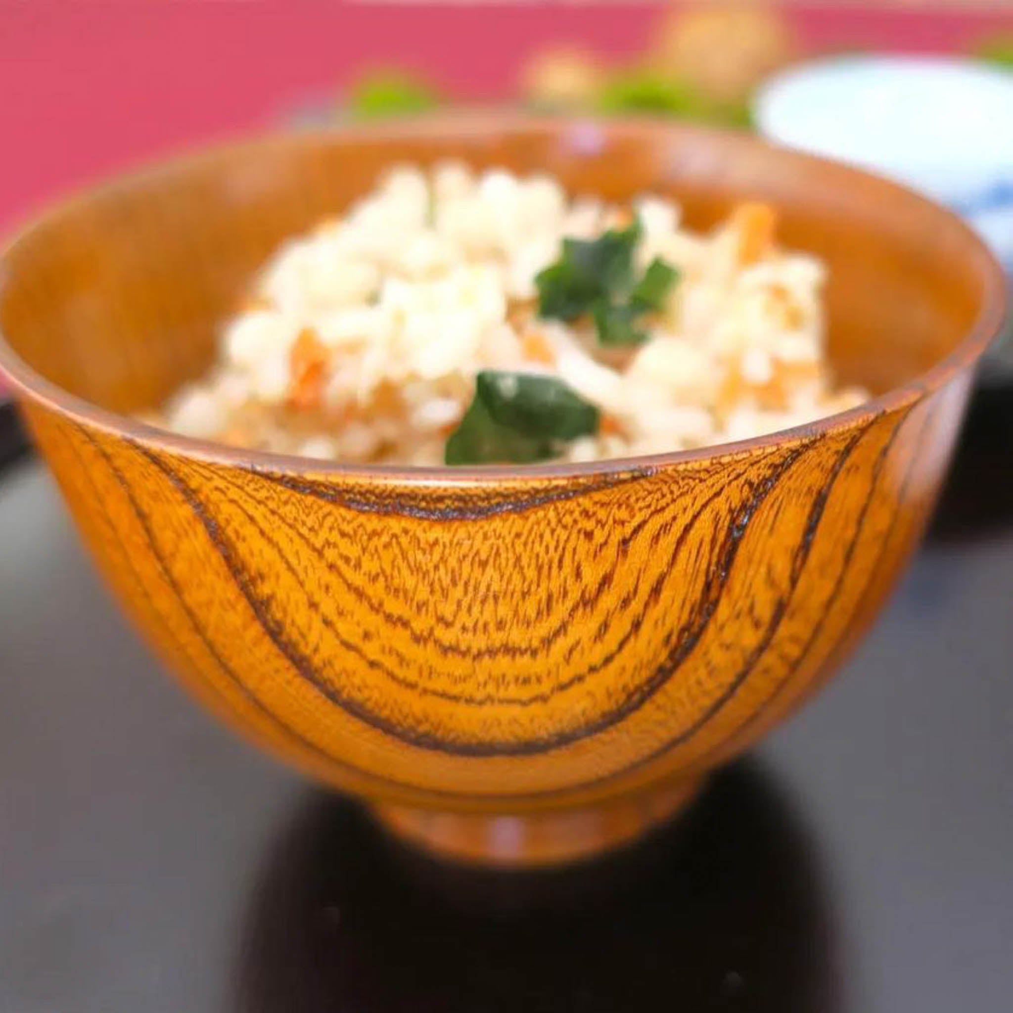 山中漆器 お椀 | サブロク椀 漆茶 | ⽻反 | 白鷺木工
