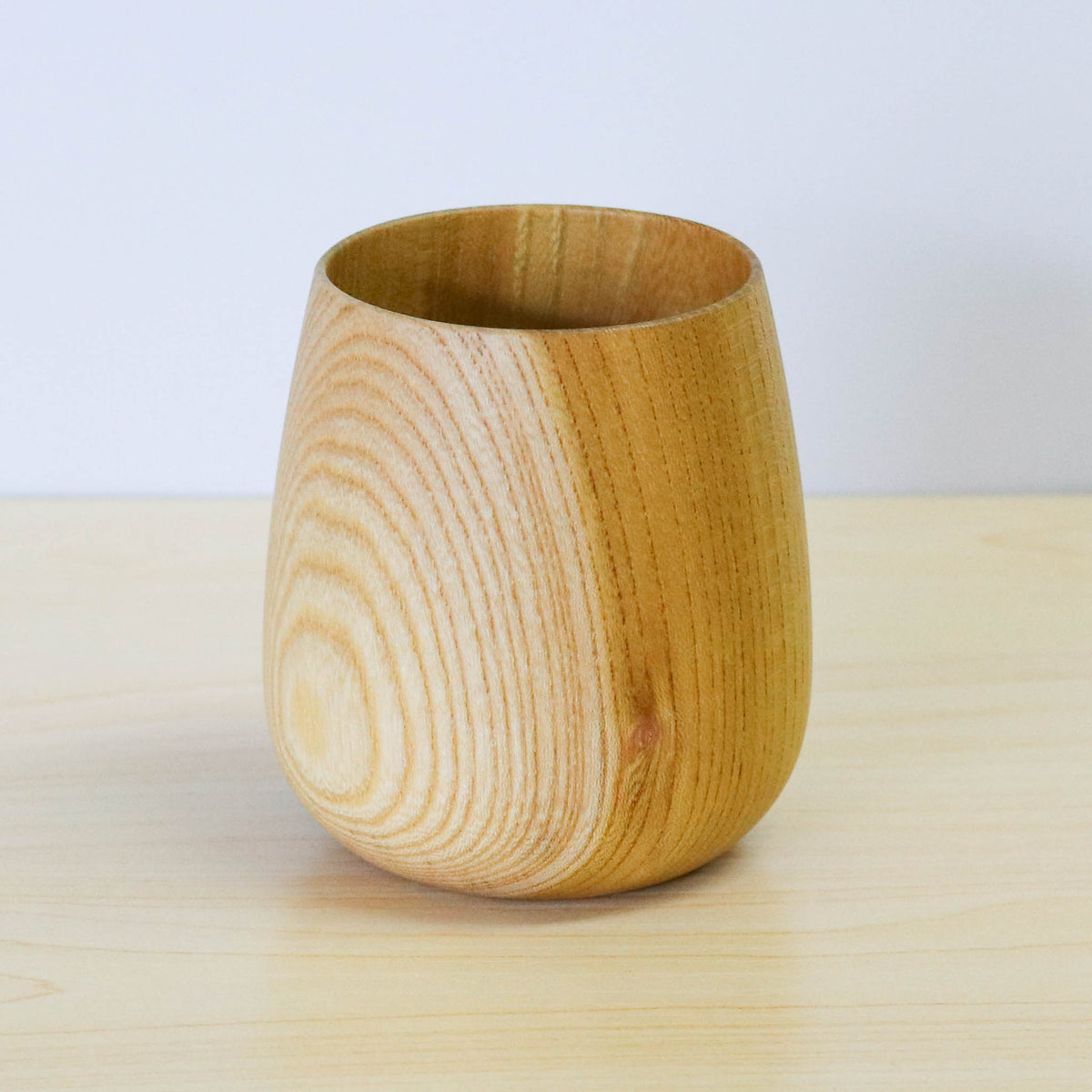 山中漆器 コップ | 江沼カップ ナチュラル | 欅 | 白鷺木工