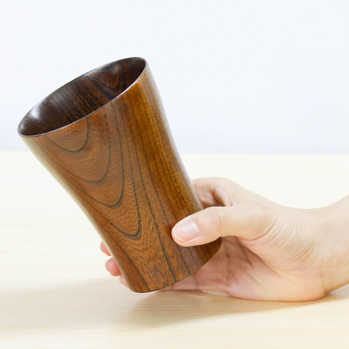 山中漆器 酒器 | 酎カップ | 欅 拭漆 | 大島東太郎商店