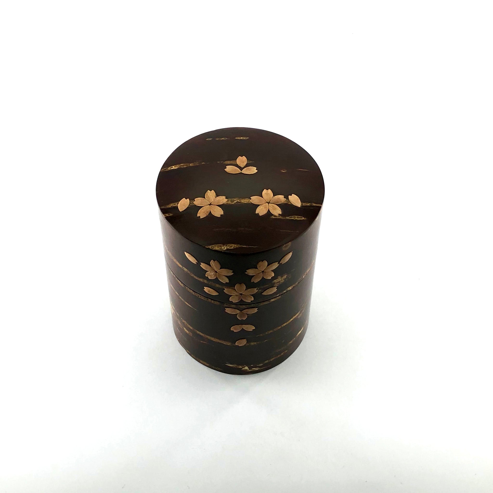 樺細工 茶筒 | 総皮茶筒 | 散花 大 | 角館伝四郎