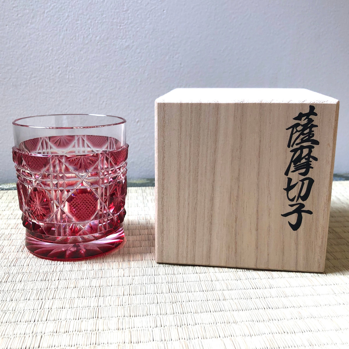 薩摩切子 ロックグラス | オールド | 選べる6色 | 薩摩びーどろ工芸